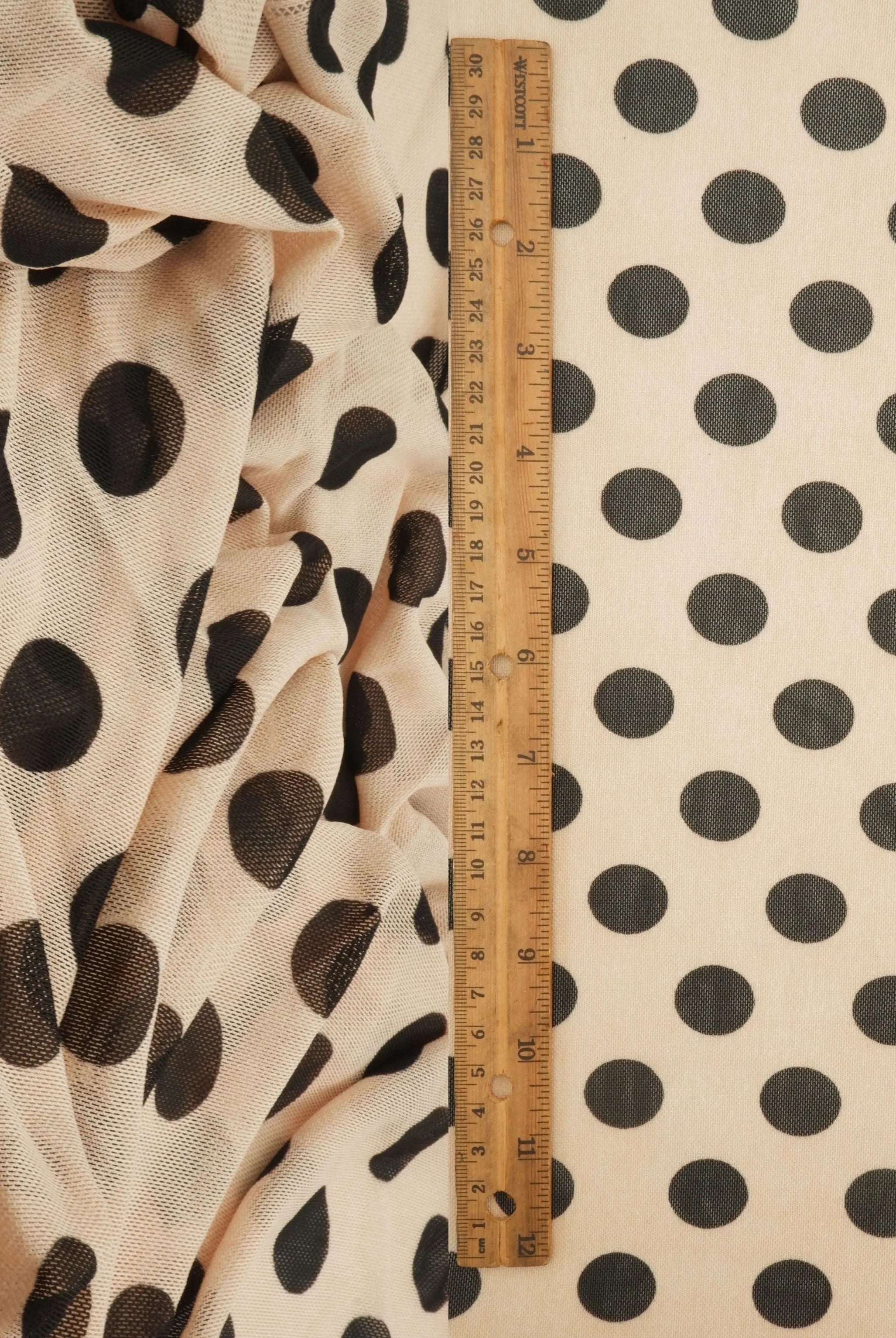 Polka Dot Mesh Print MESH-DU1665