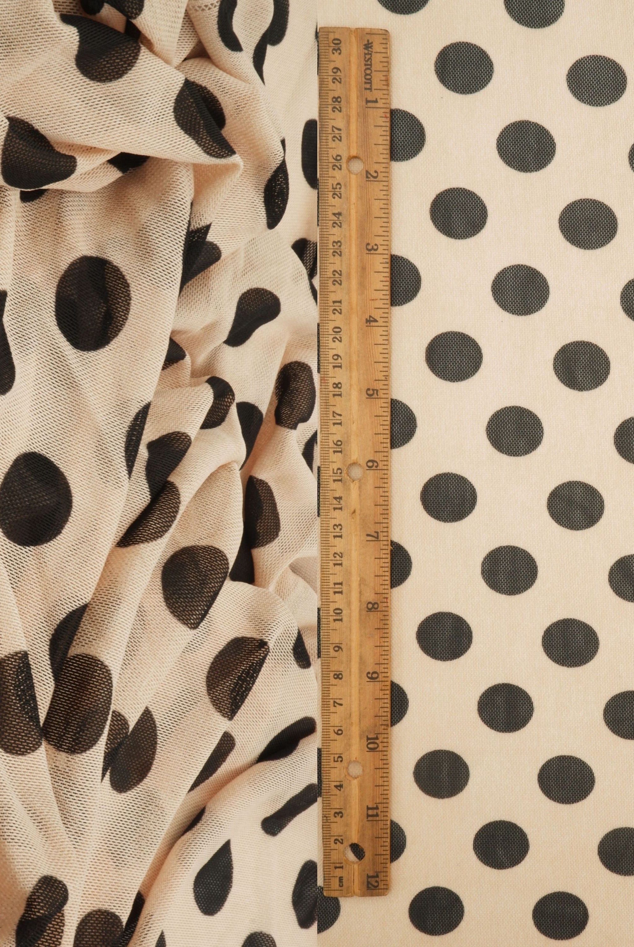 Polka Dot Mesh Print MESH-DU1665