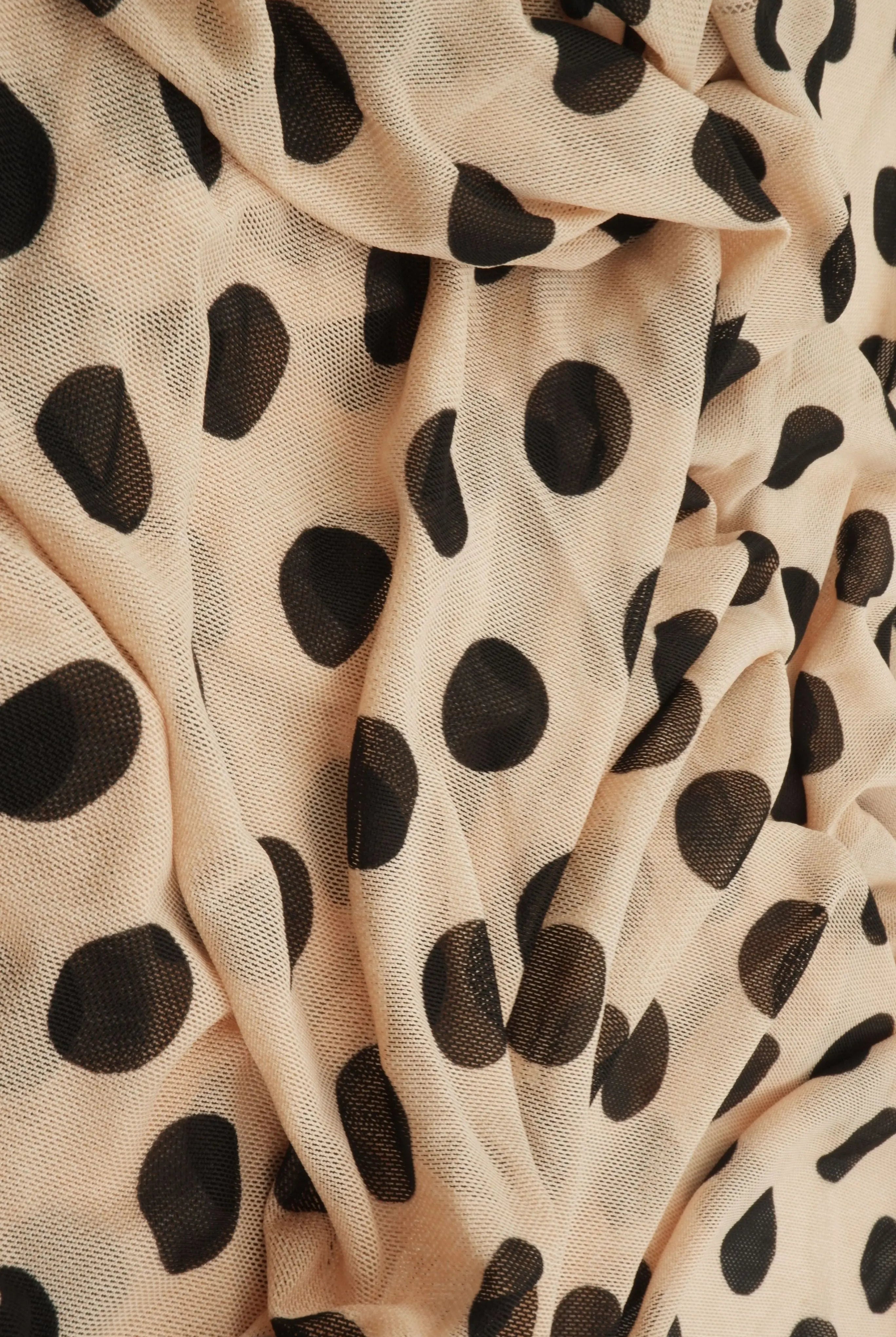 Polka Dot Mesh Print MESH-DU1665