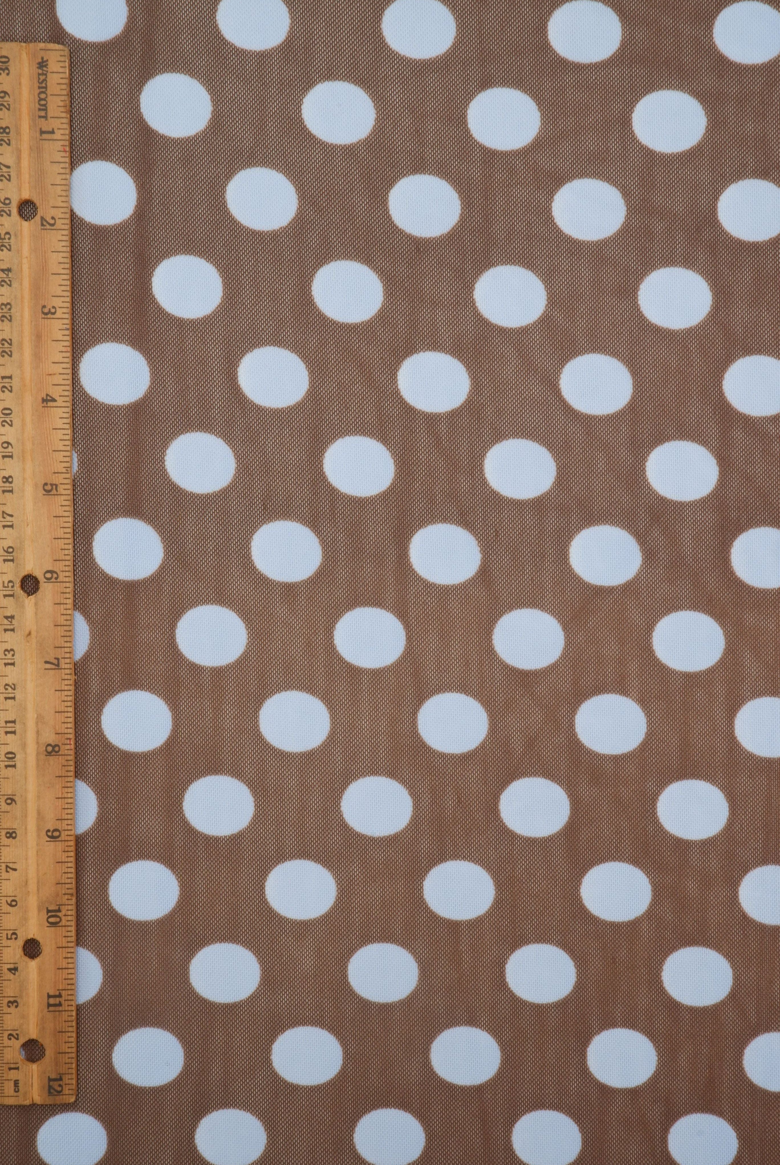 Polka Dot Mesh Print MESH-DU1665