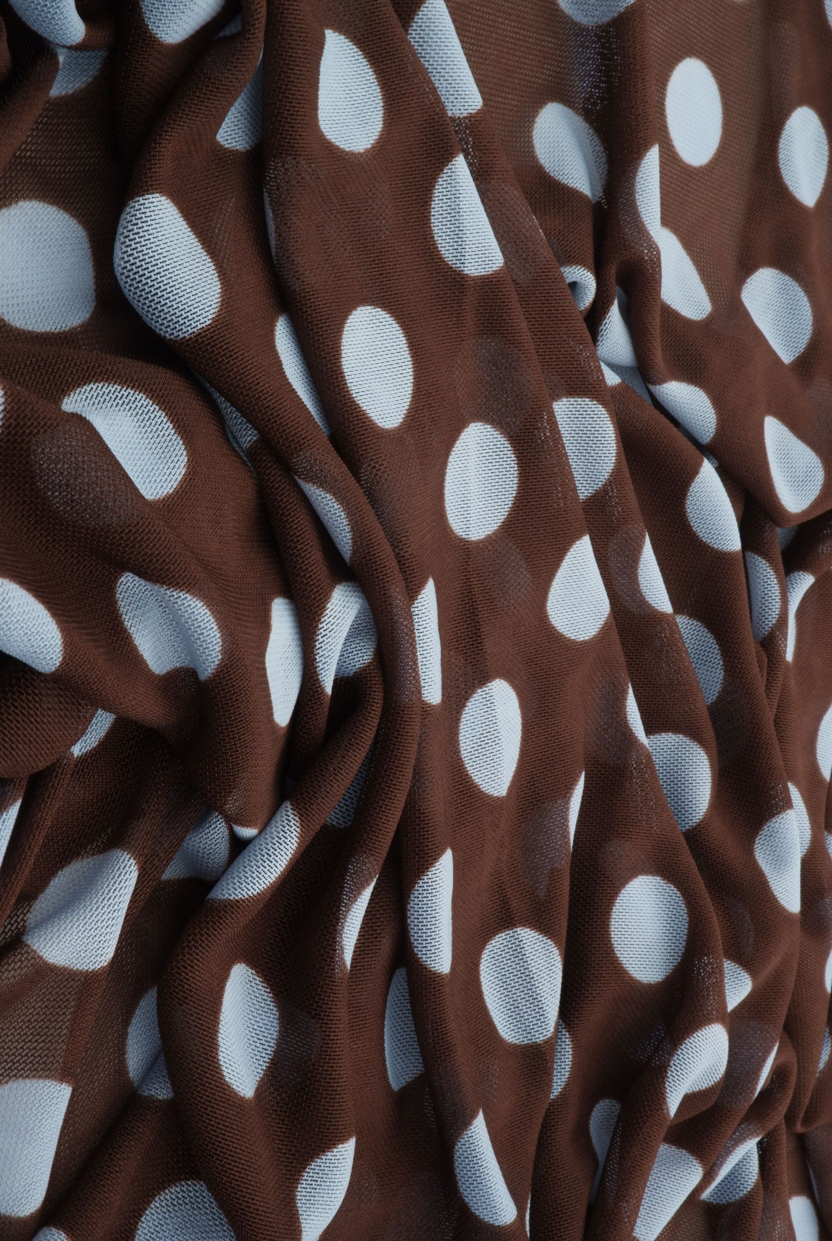 Polka Dot Mesh Print MESH-DU1665