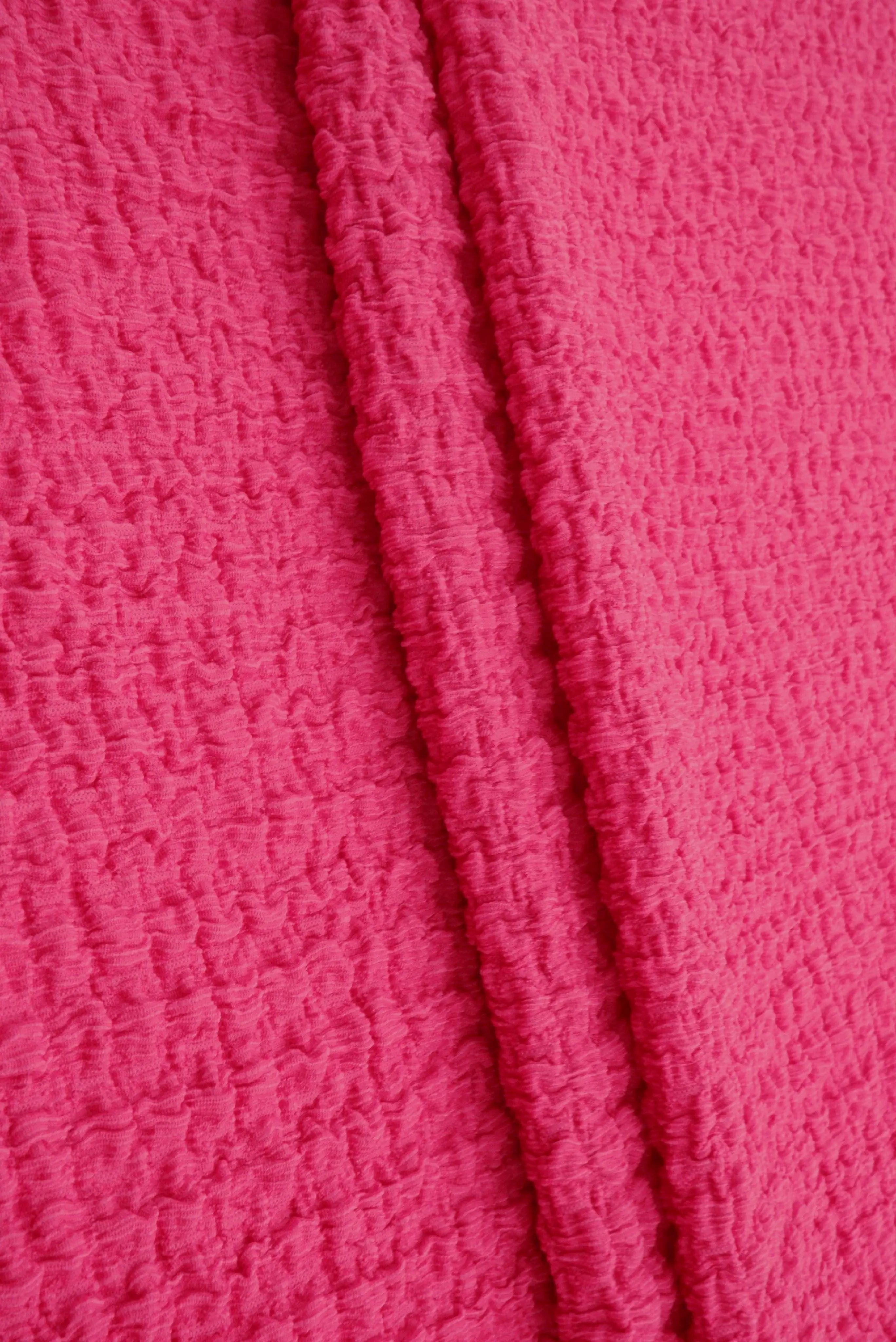 Waffle Crepe Solid Knit Fabric - CRP4501