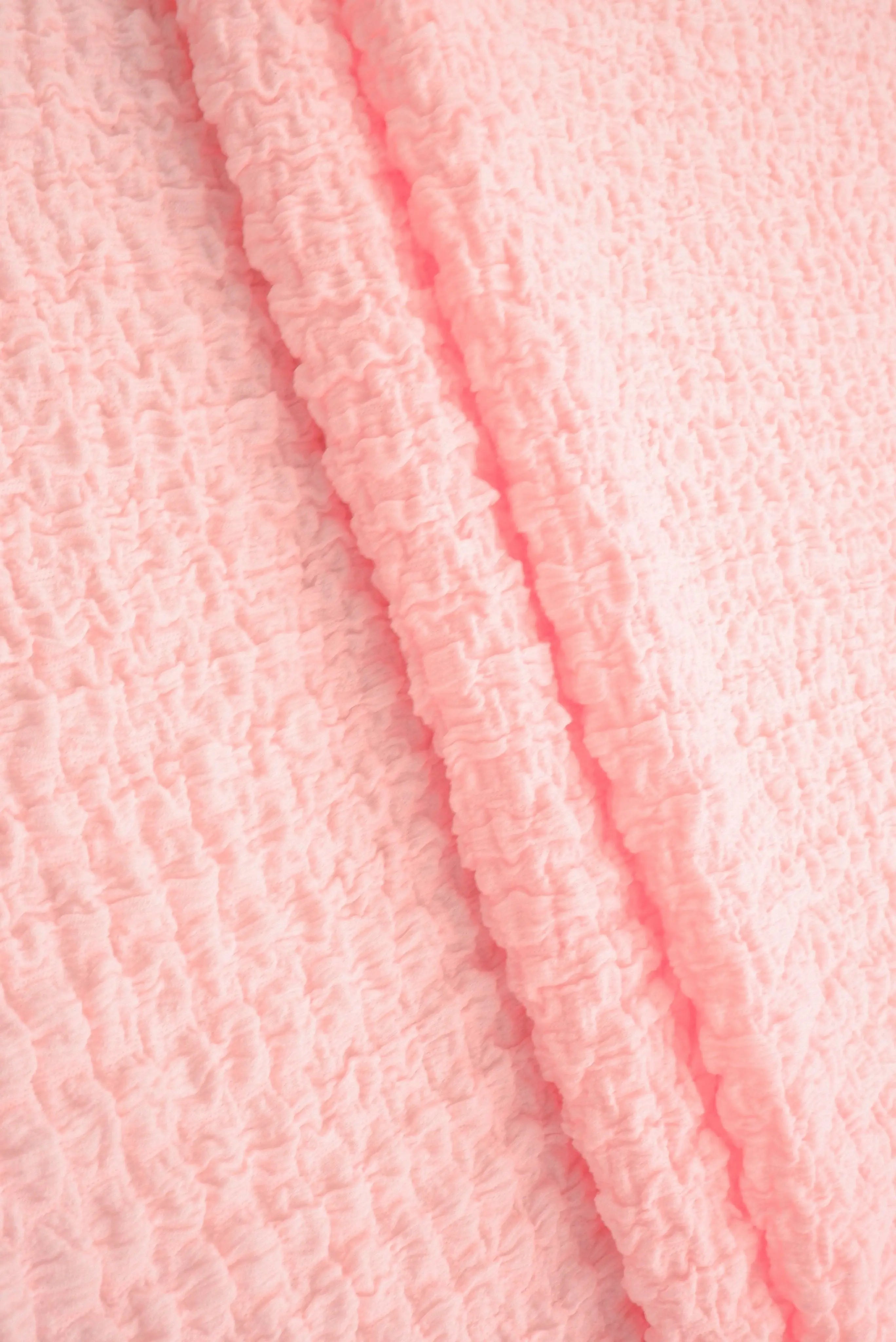 Waffle Crepe Solid Knit Fabric - CRP4501