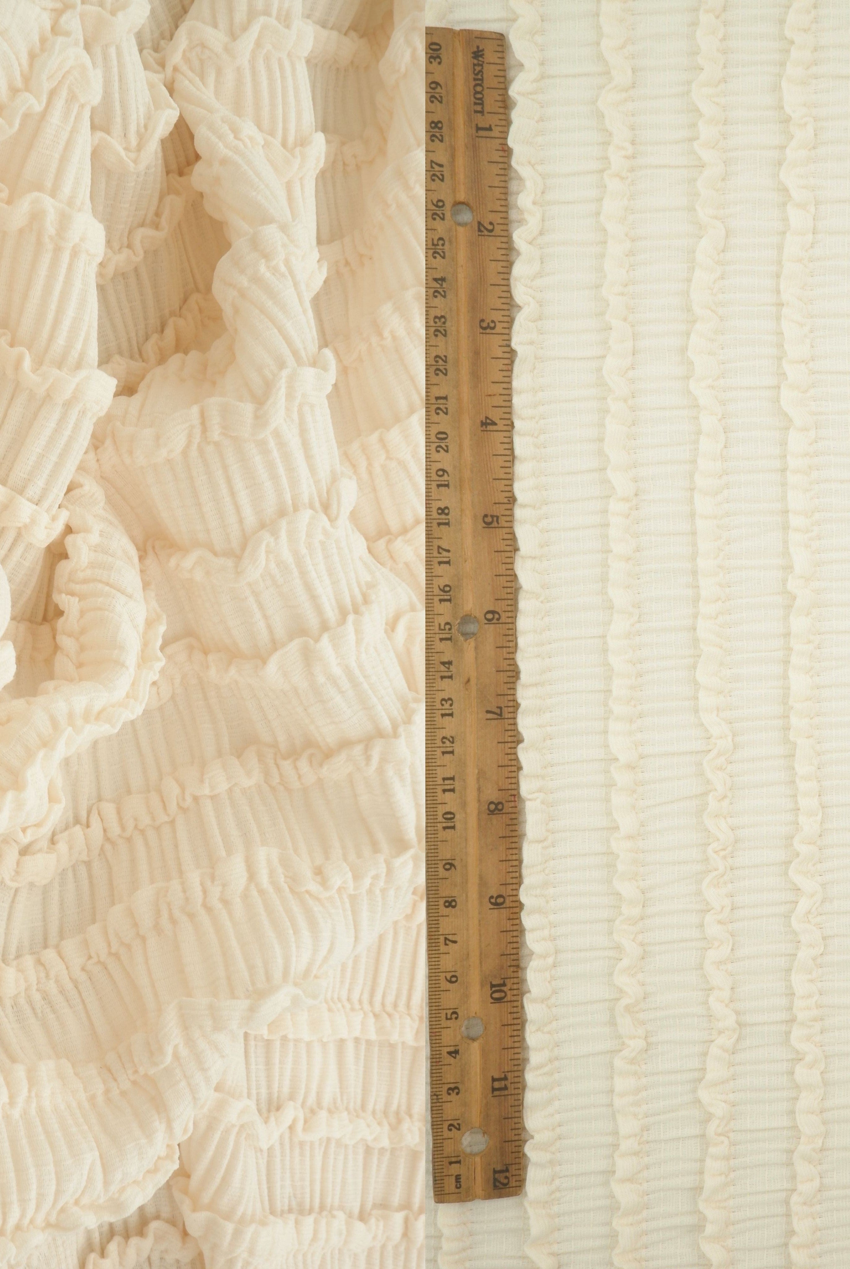 Cloud Crinkle Jacquard Knit Fabric KNT4668