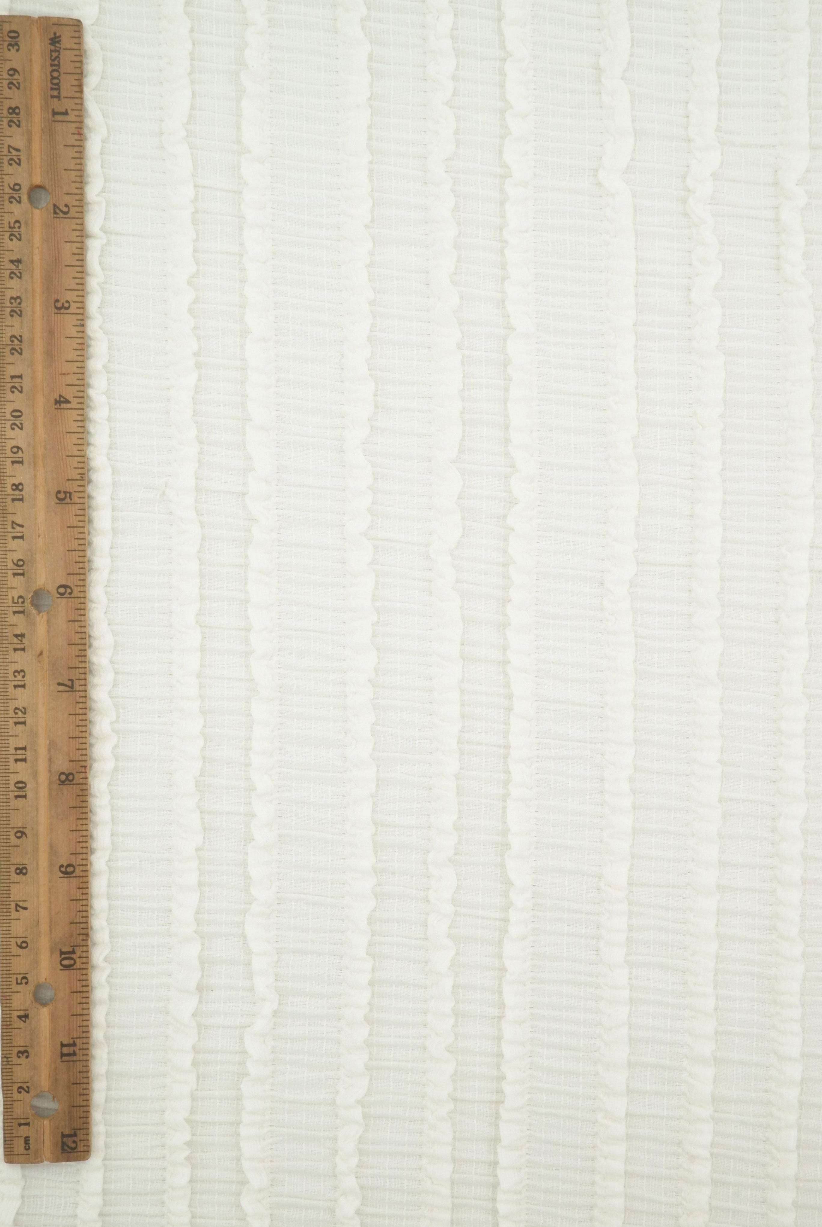 Cloud Crinkle Jacquard Knit Fabric KNT4668