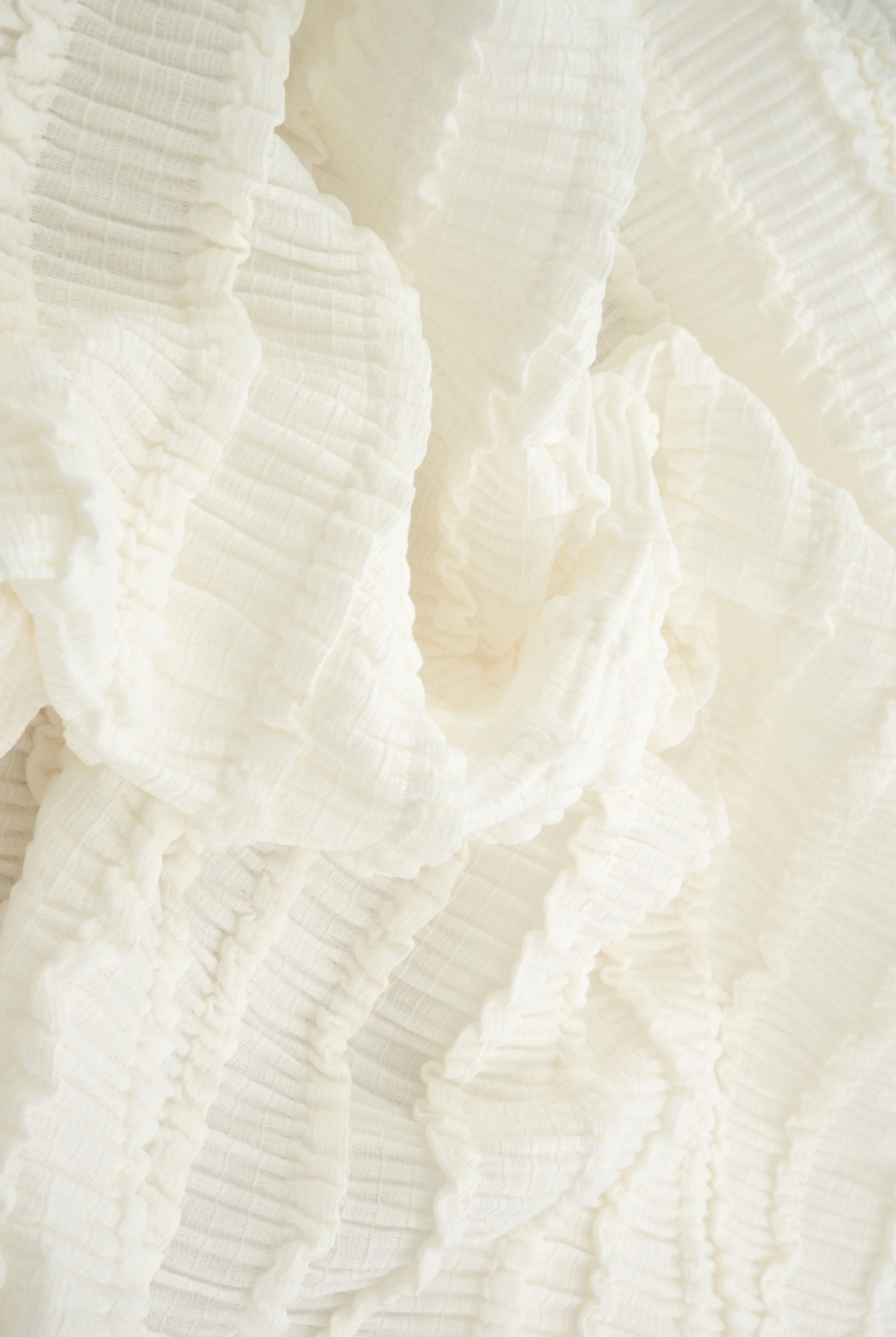 Cloud Crinkle Jacquard Knit Fabric KNT4668