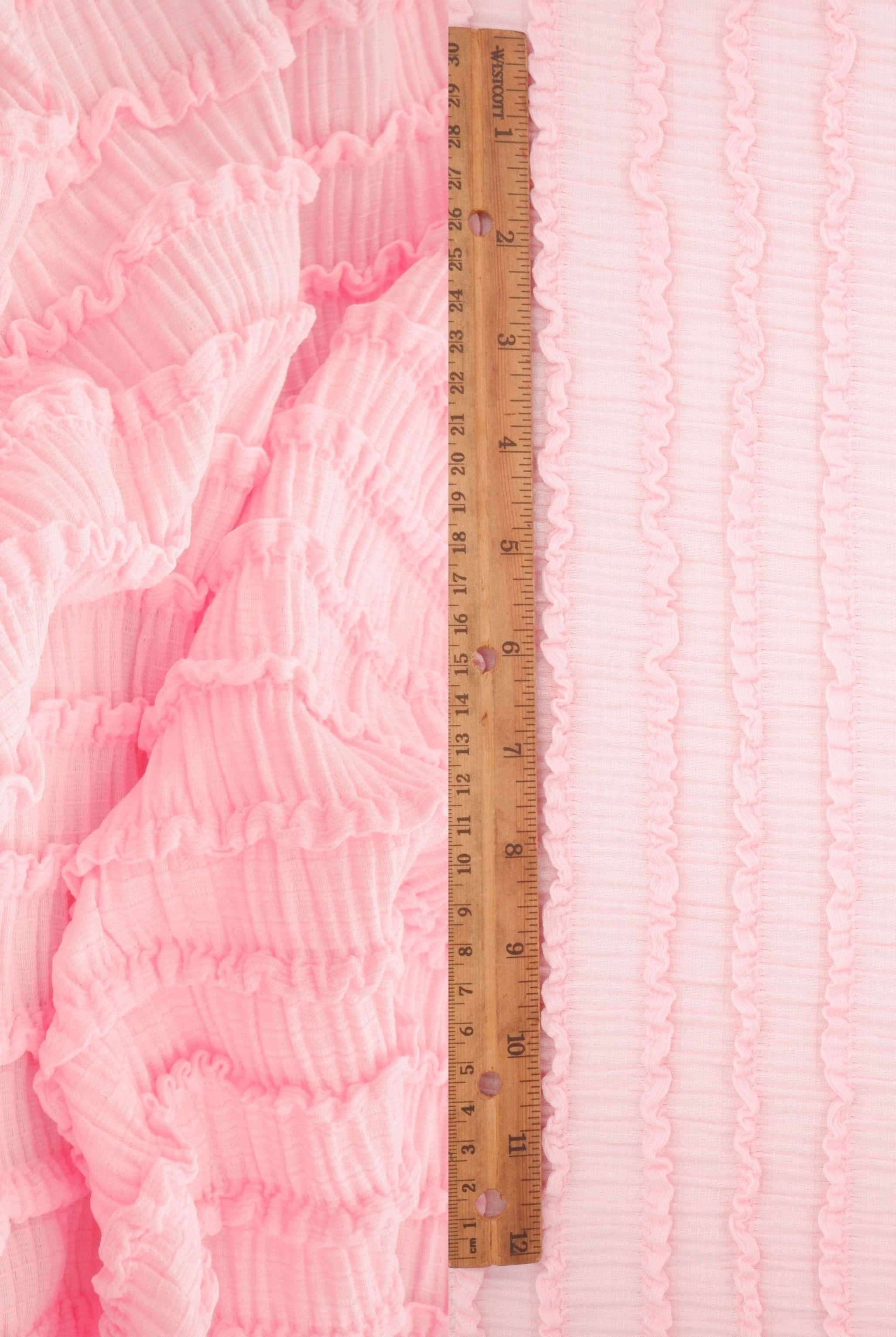 Cloud Crinkle Jacquard Knit Fabric KNT4668