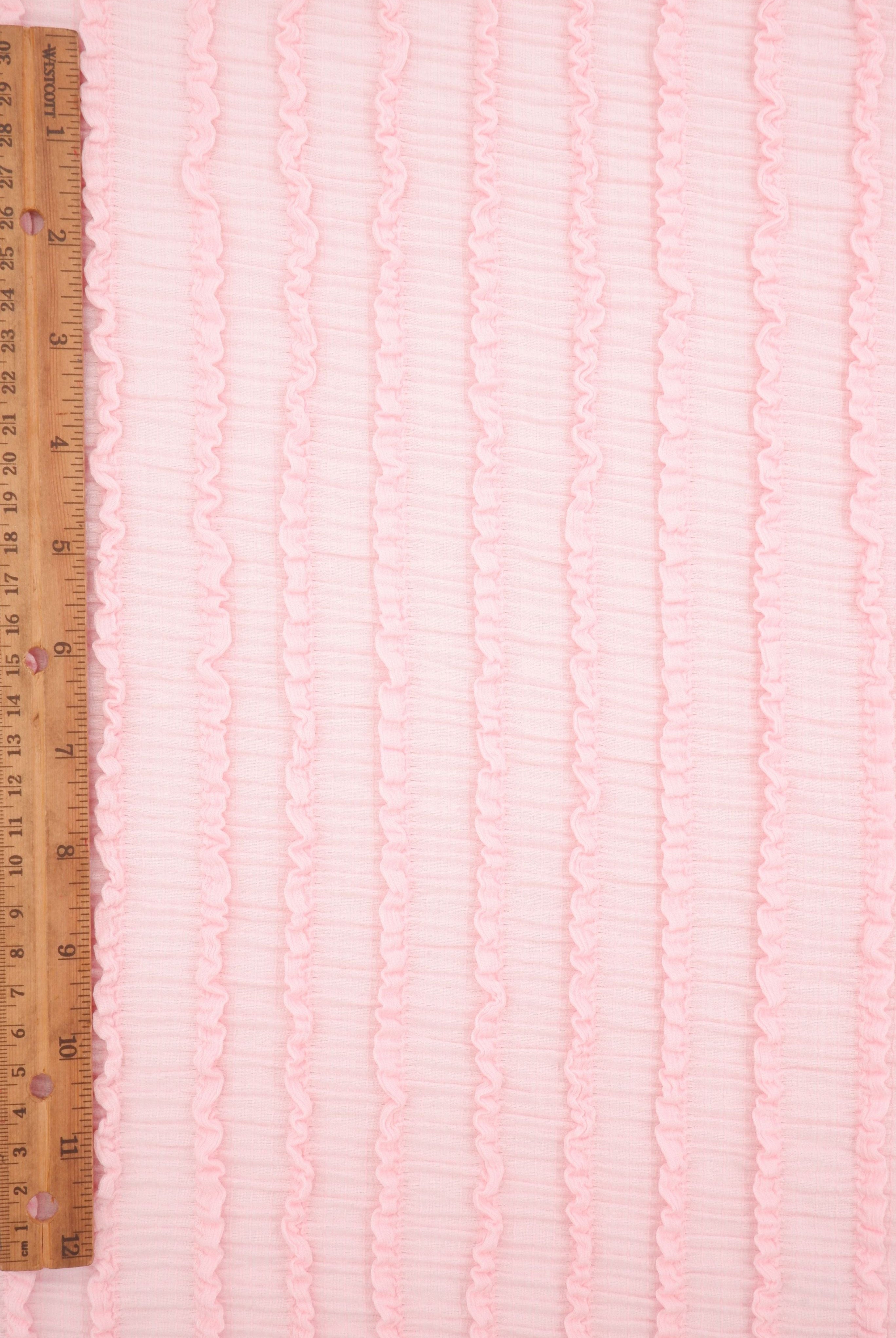Cloud Crinkle Jacquard Knit Fabric KNT4668