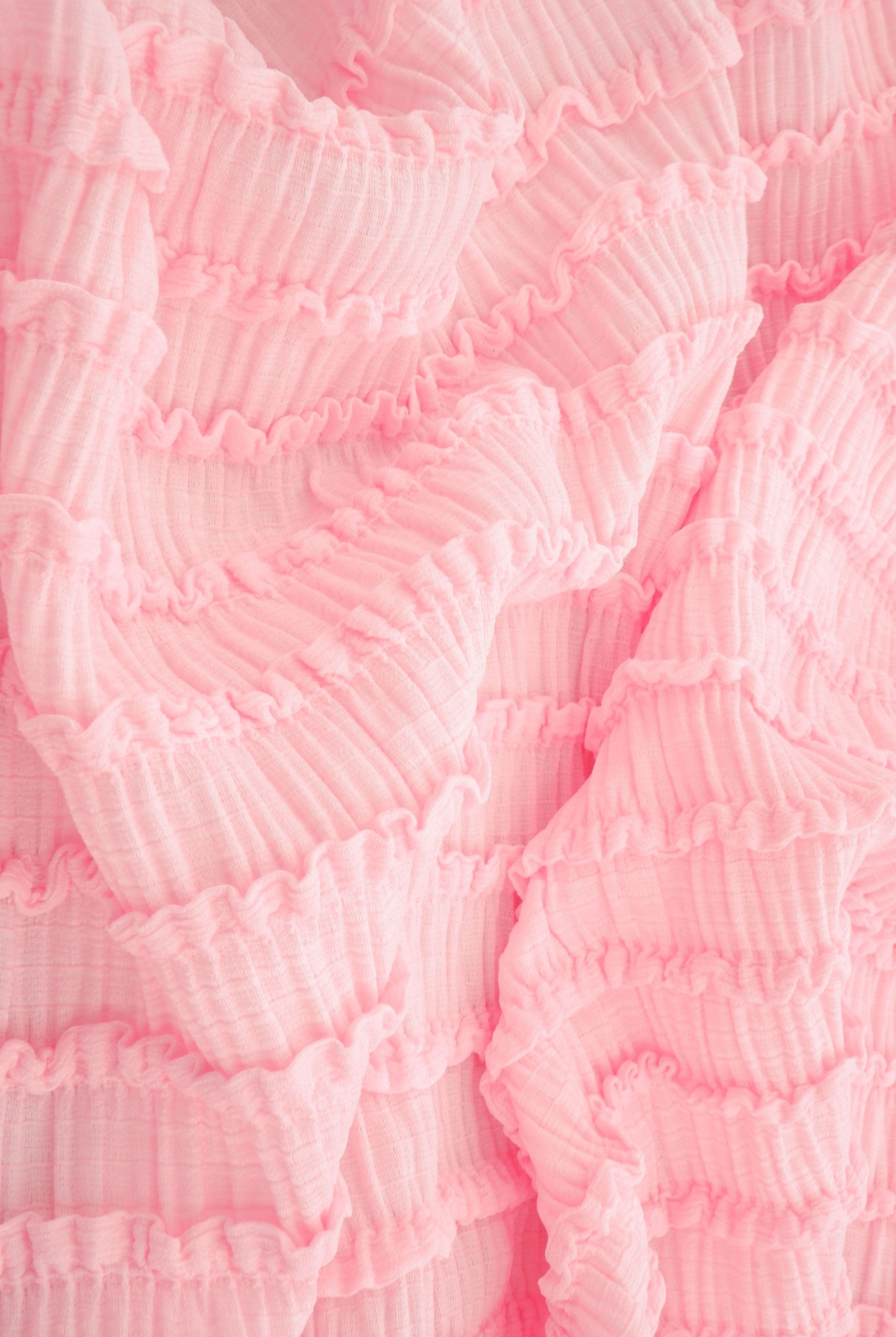 Cloud Crinkle Jacquard Knit Fabric KNT4668