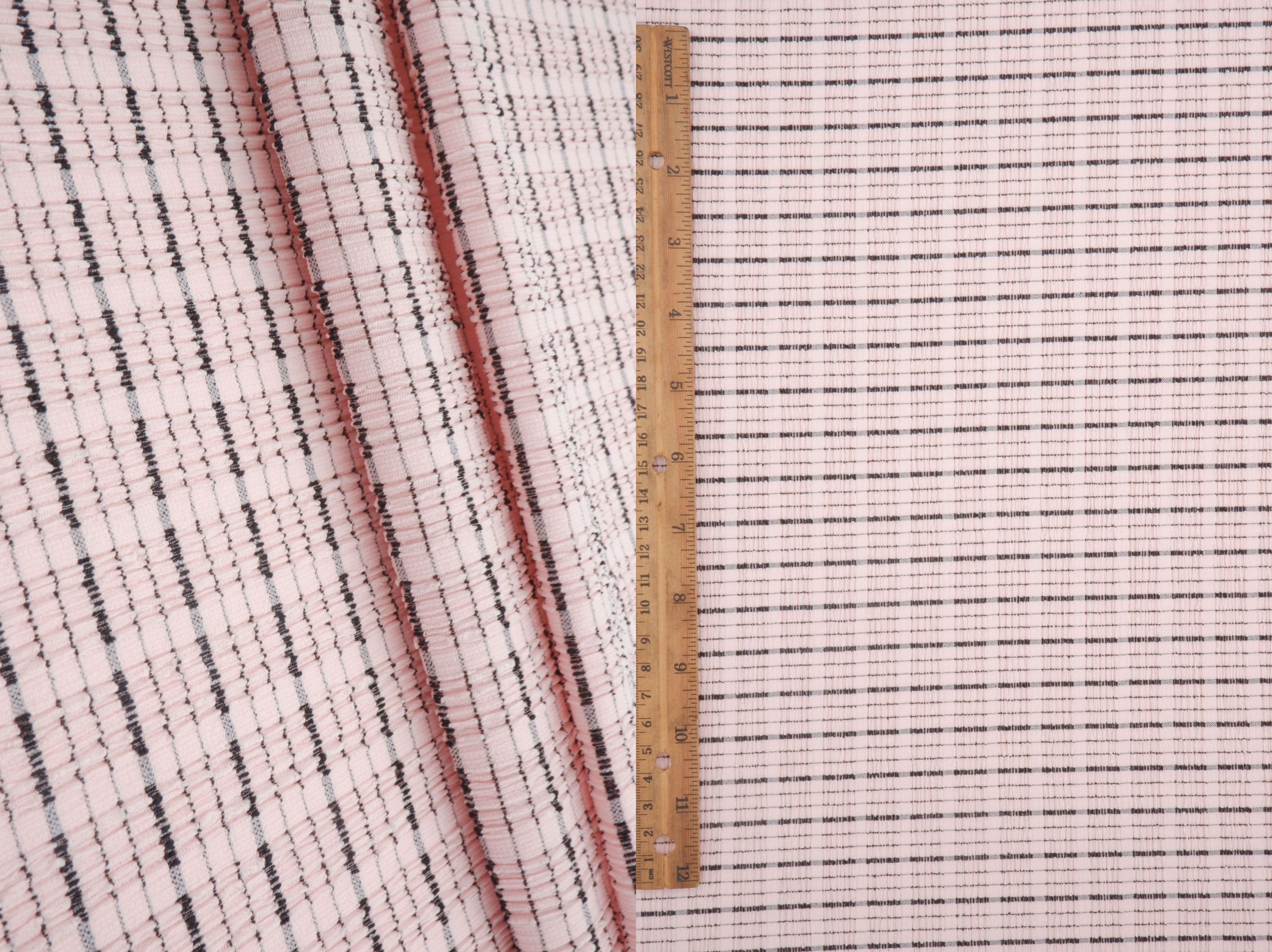 Cloudberry Check Jacquard Knit Fabric CRP4669