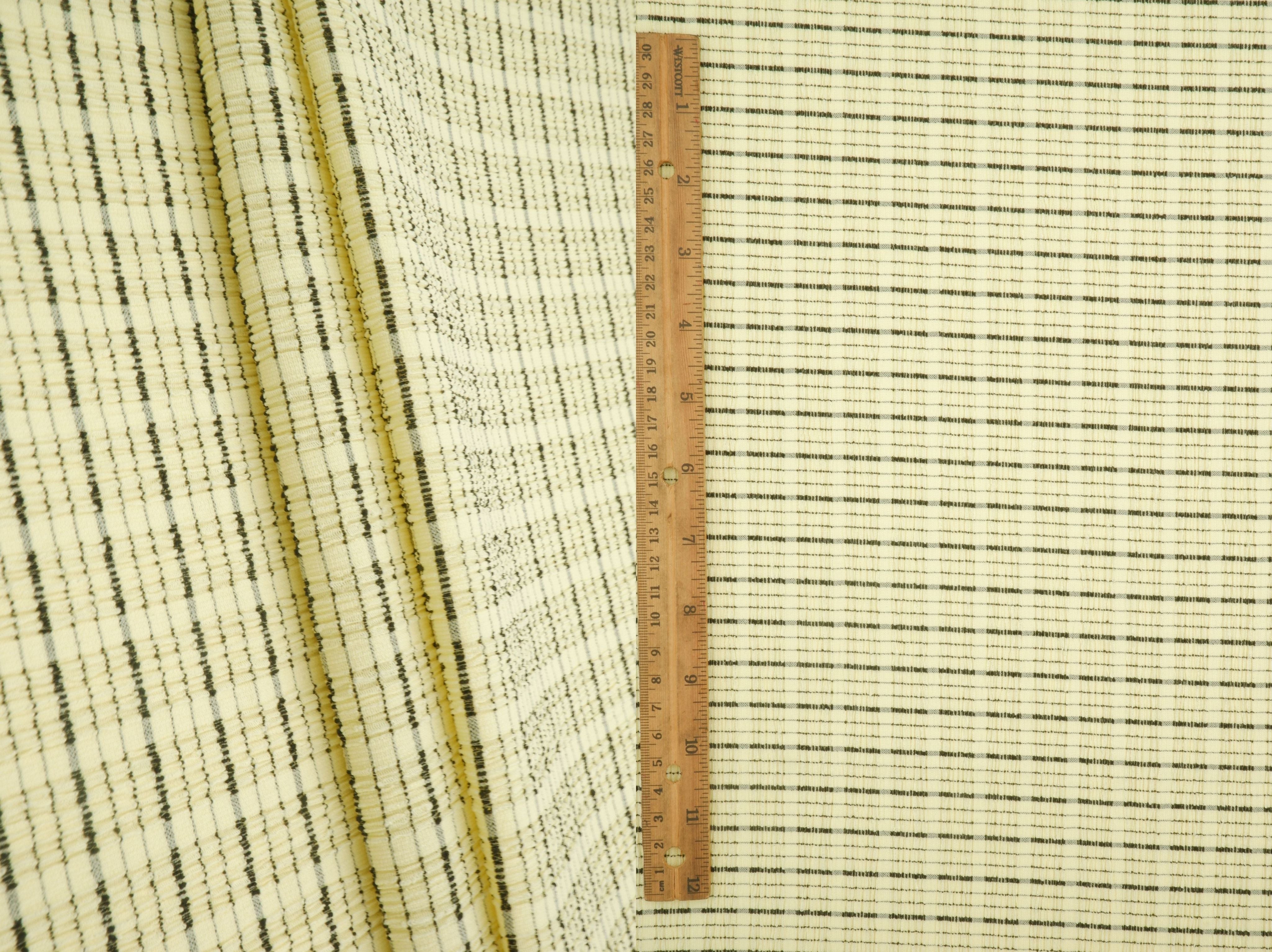 Cloudberry Check Jacquard Knit Fabric CRP4669