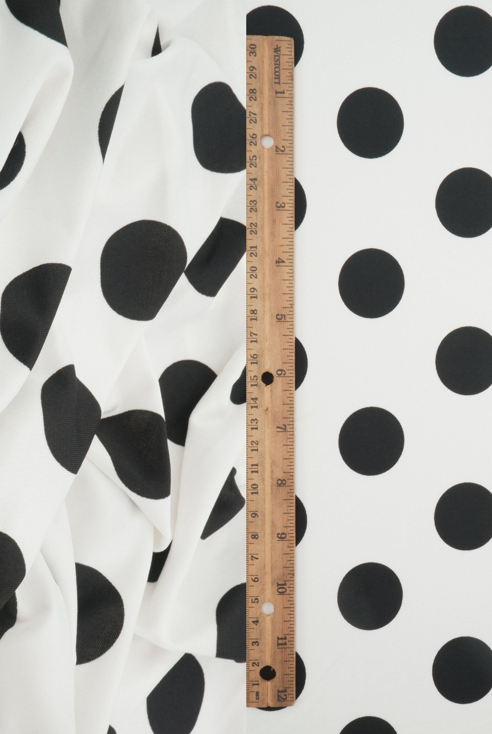 DTY Big Polka Dot Knit Fabric KNT4498-DU186C