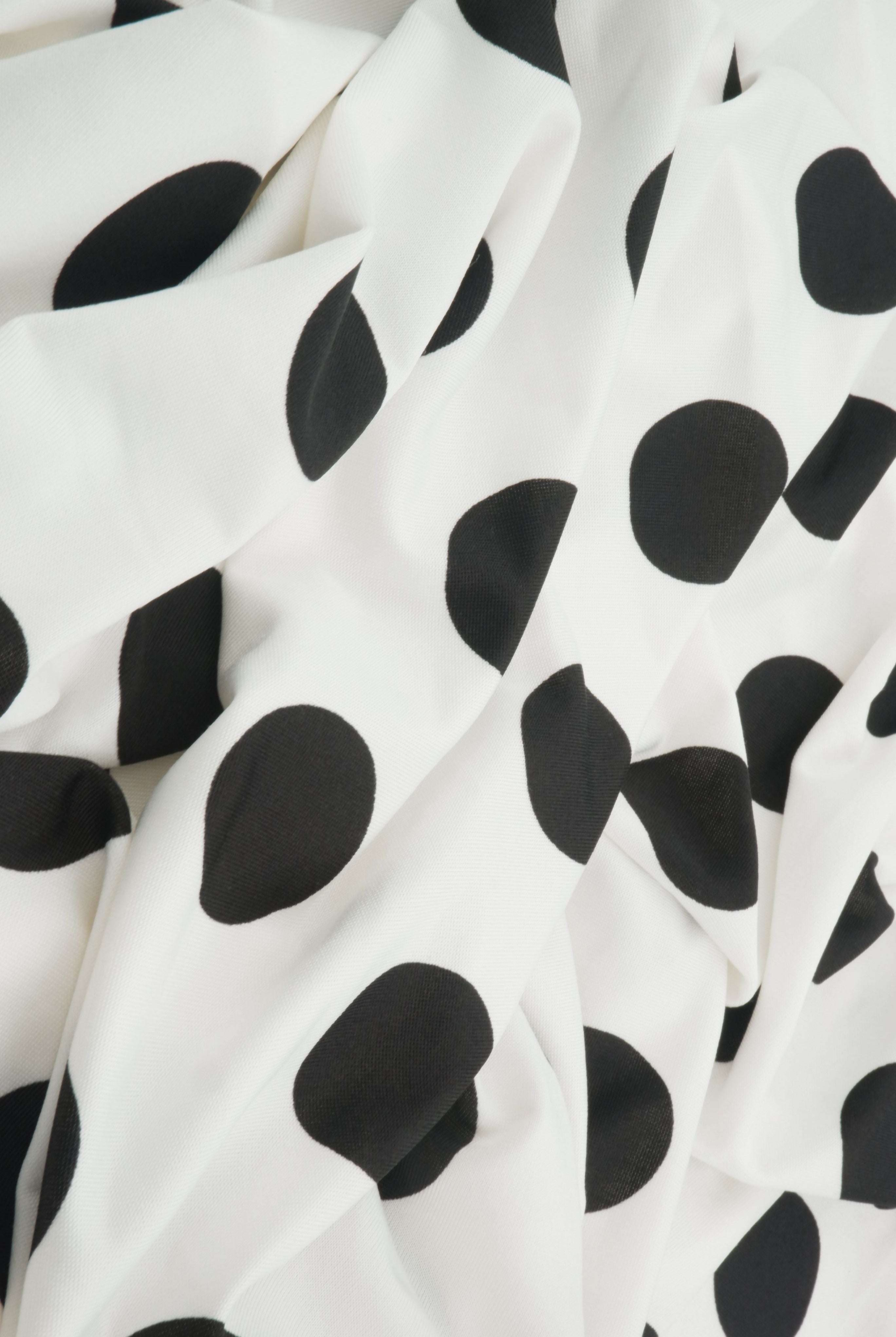 DTY Big Polka Dot Knit Fabric KNT4498-DU186C