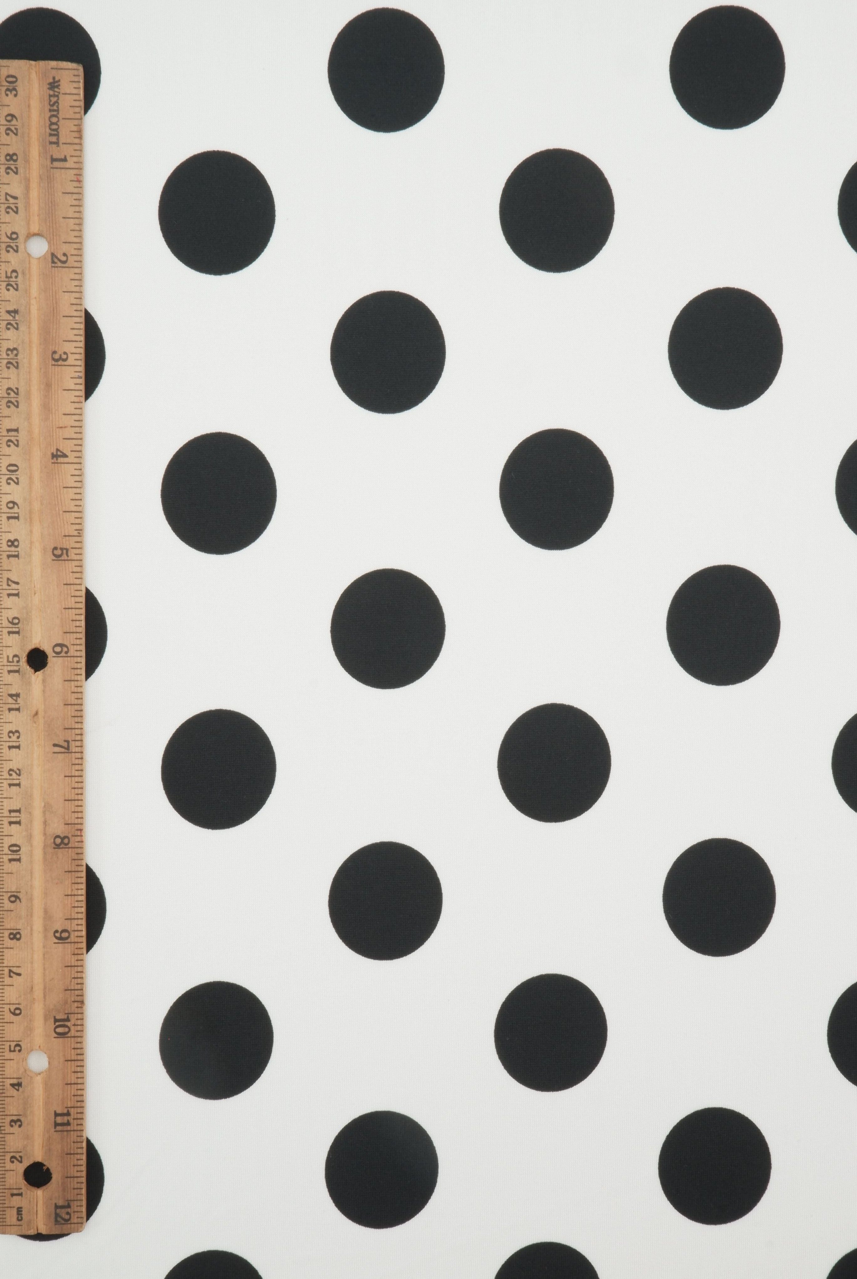 DTY Big Polka Dot Knit Fabric KNT4498-DU186C