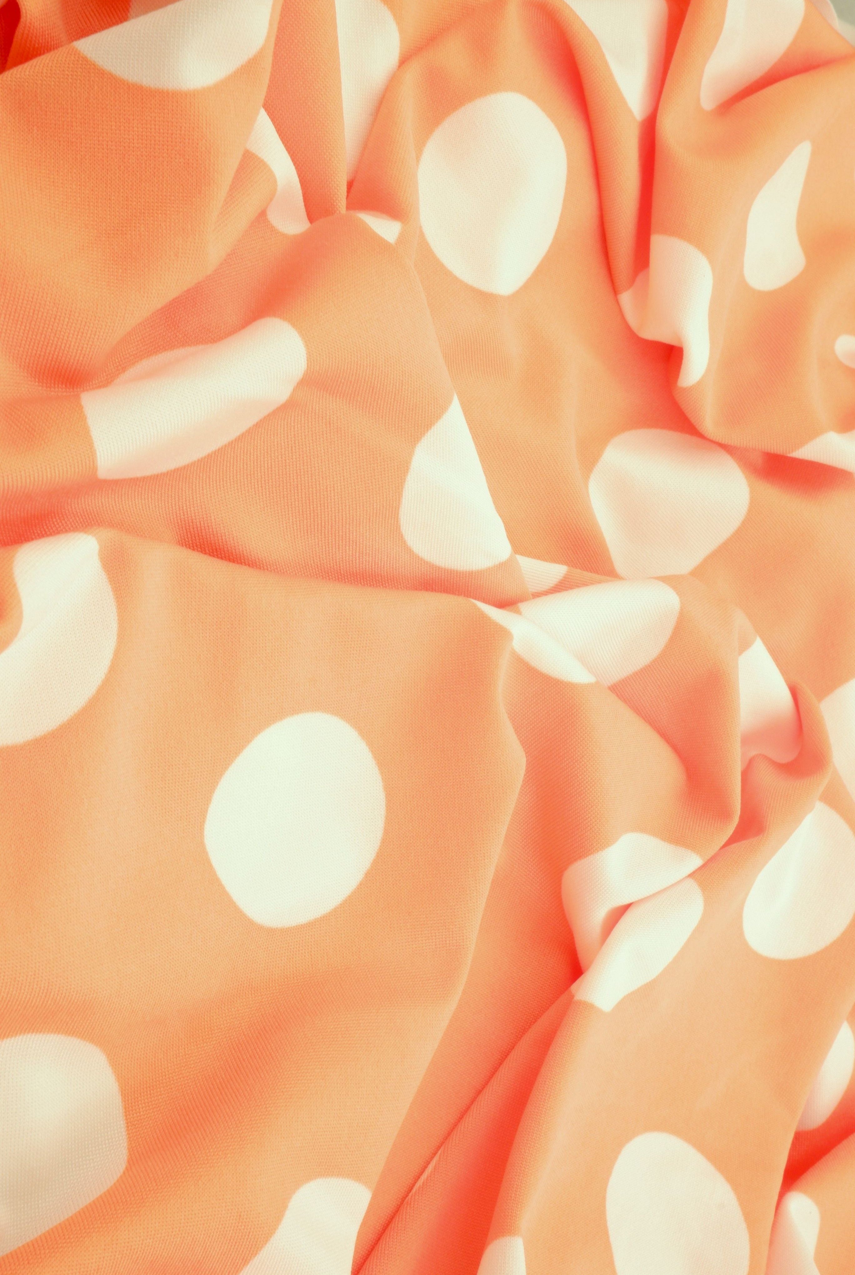 DTY Big Polka Dot Knit Fabric KNT4498-DU186C