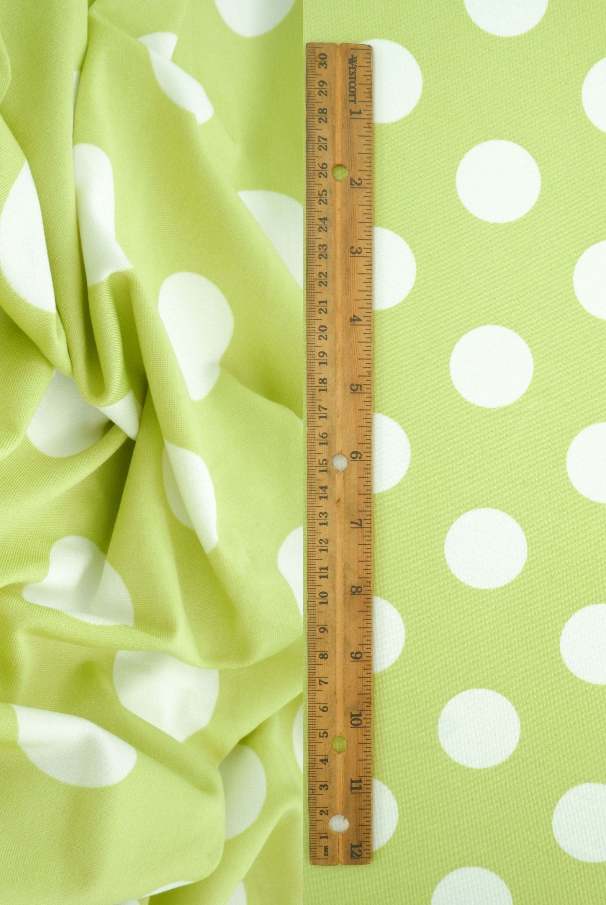 DTY Big Polka Dot Knit Fabric KNT4498-DU186C