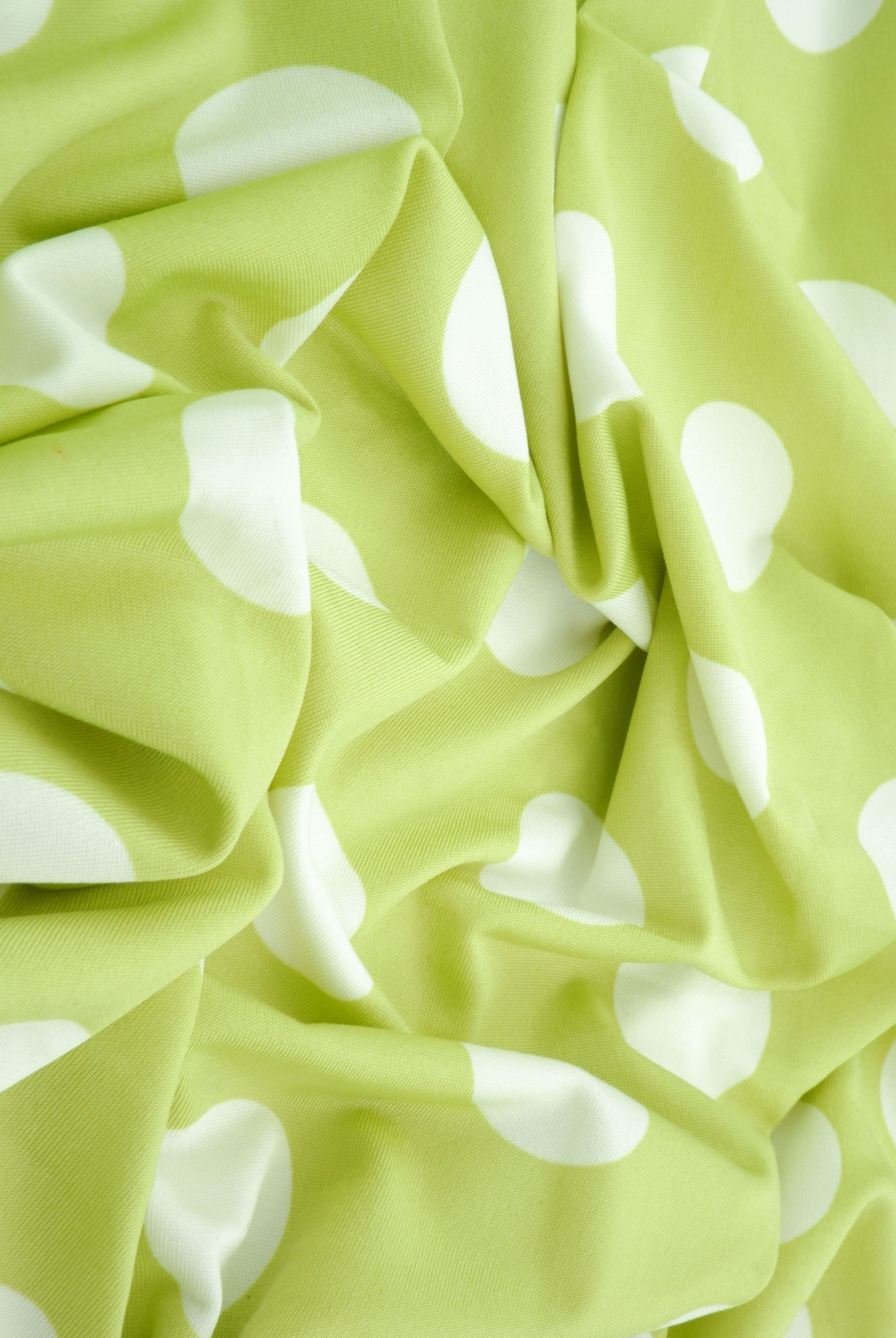 DTY Big Polka Dot Knit Fabric KNT4498-DU186C