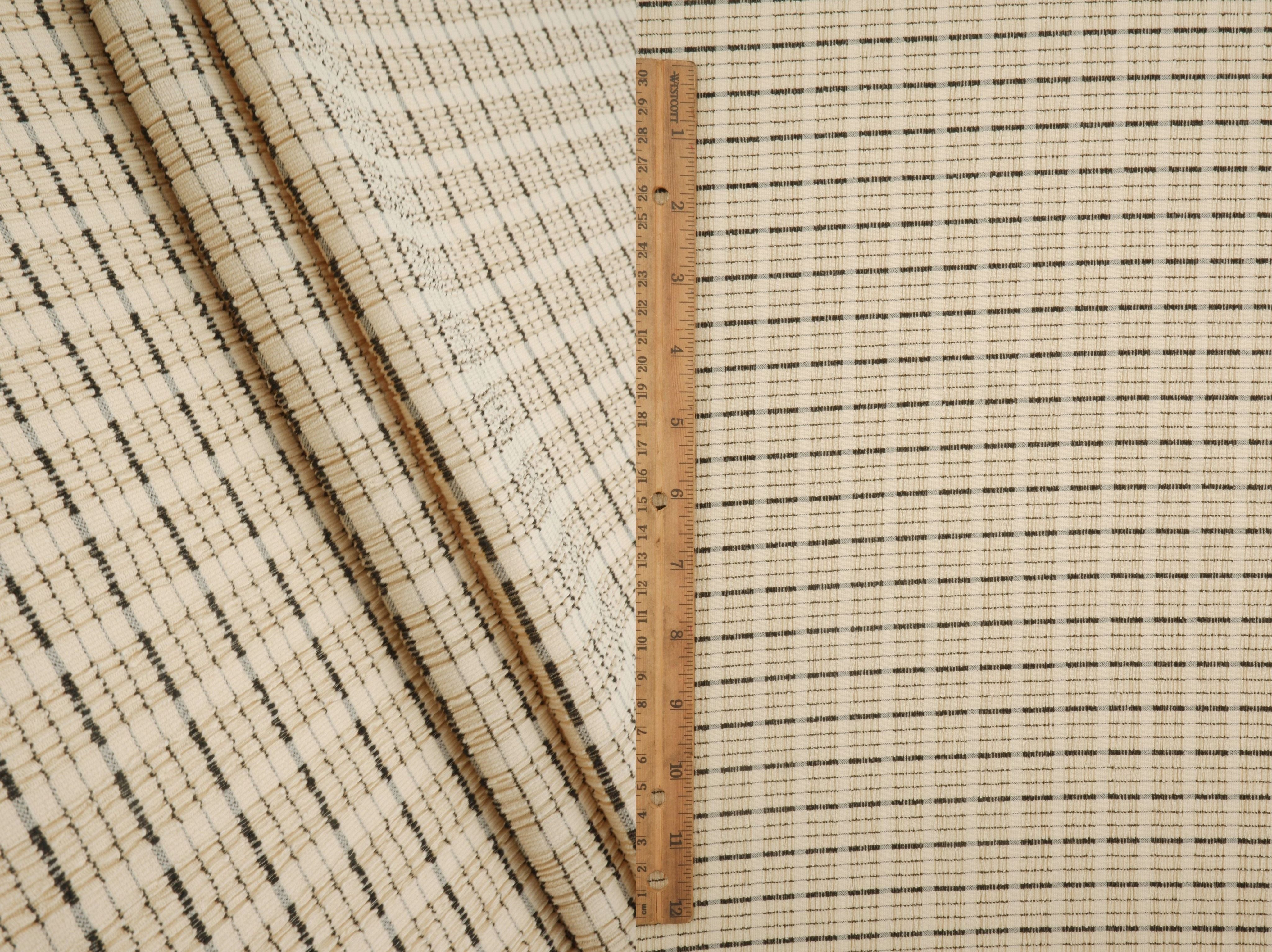 Cloudberry Check Jacquard Knit Fabric CRP4669