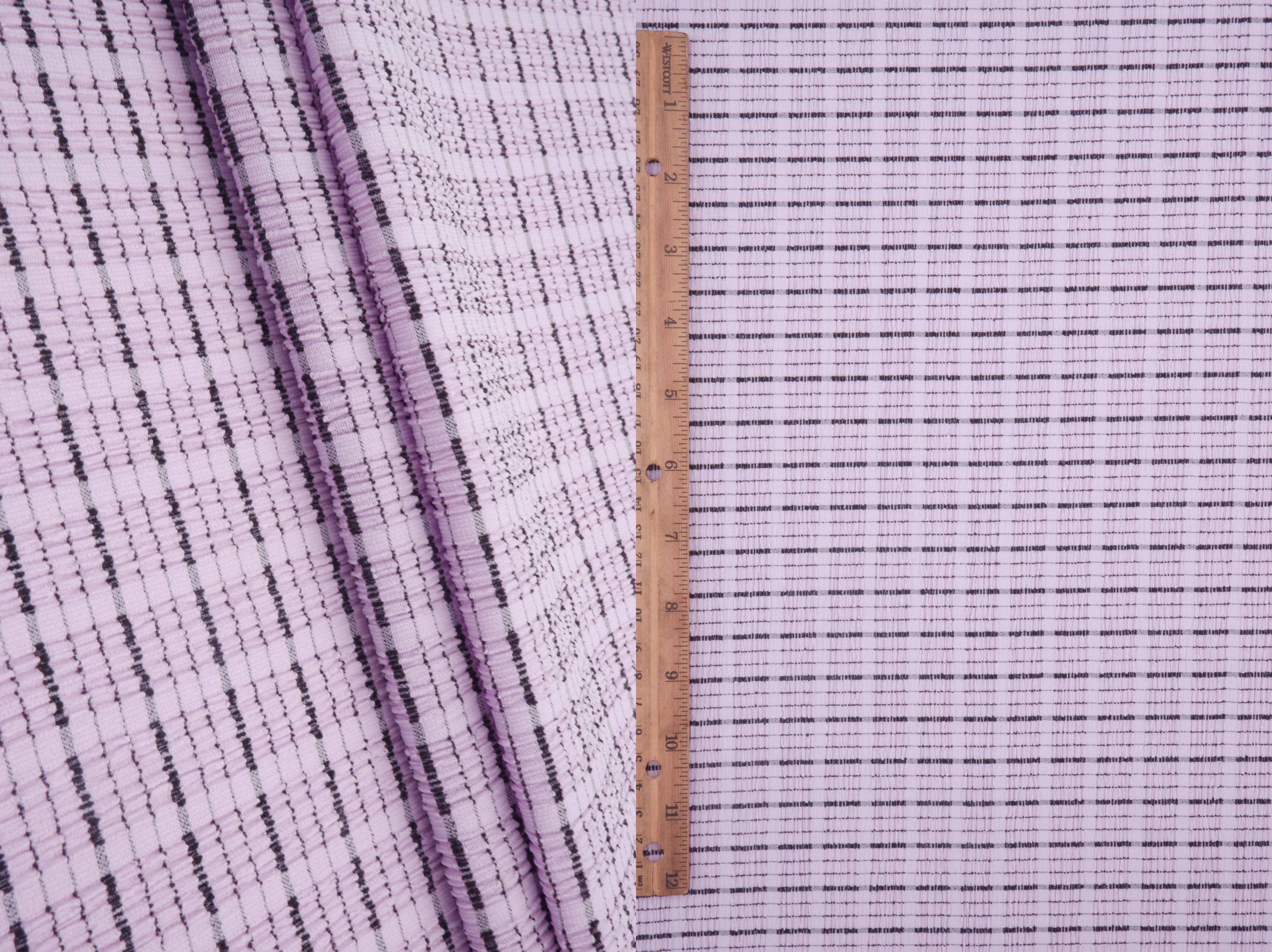 Cloudberry Check Jacquard Knit Fabric CRP4669