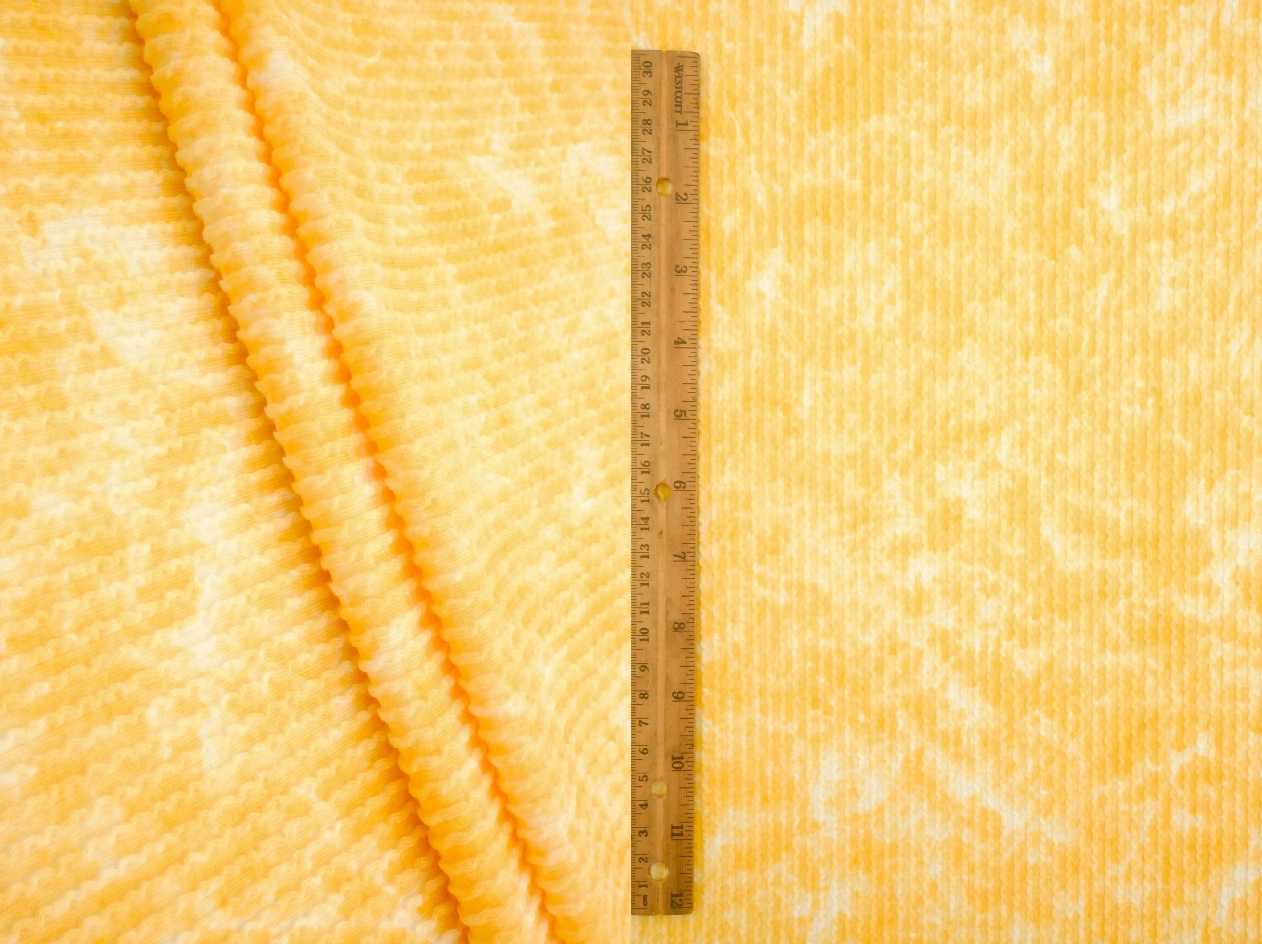 KNT4463-MS11559 YELLOW KNIT