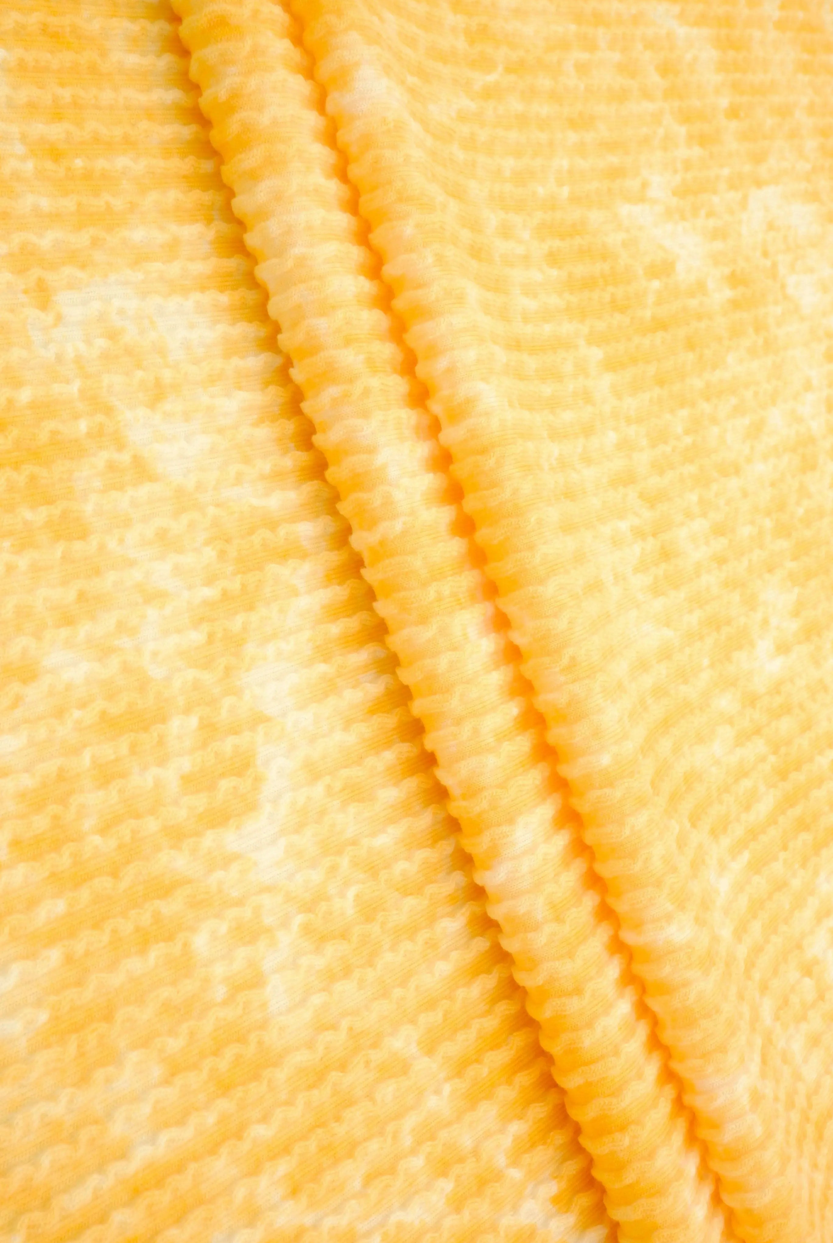 KNT4463-MS11559 YELLOW KNIT