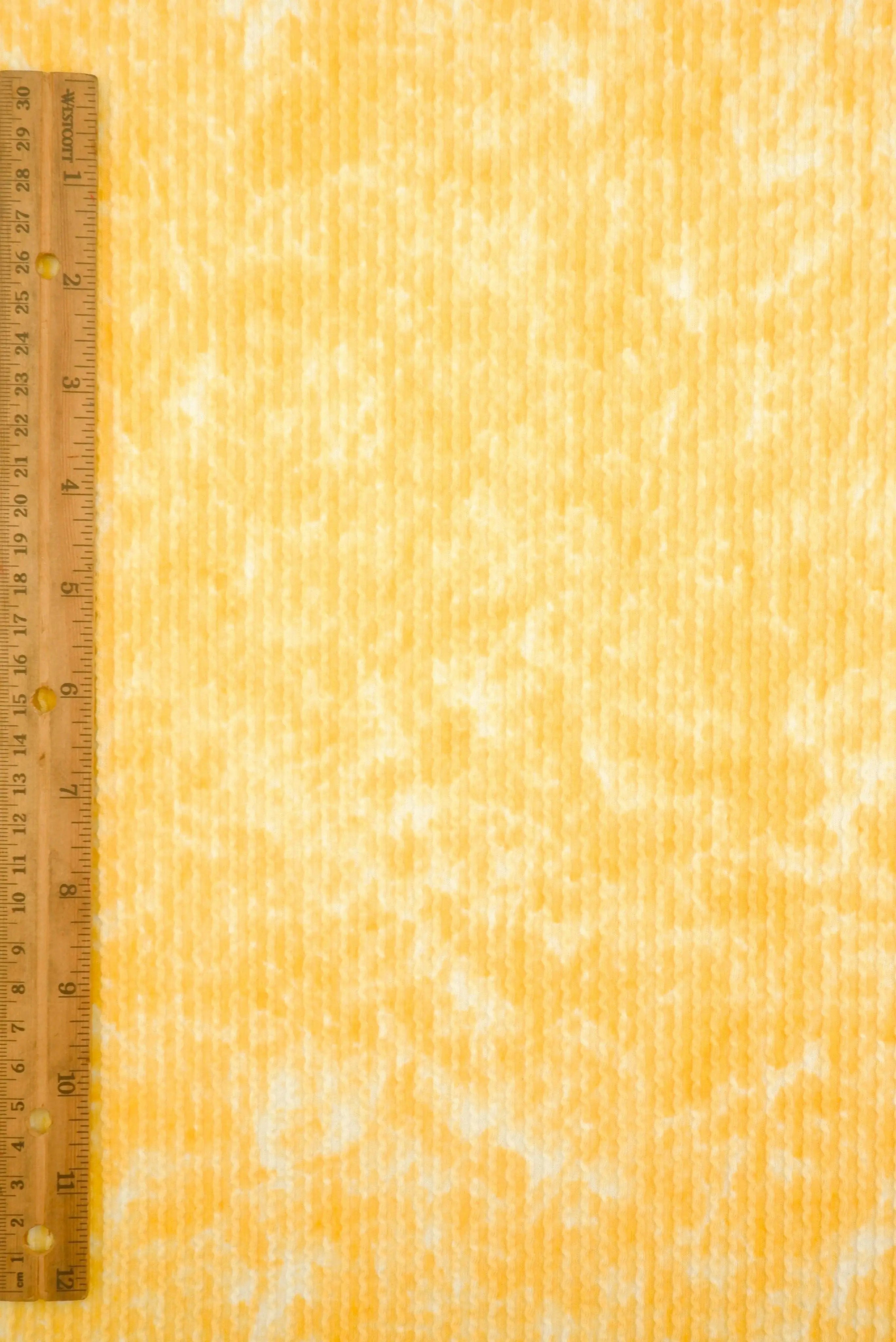 KNT4463-MS11559 YELLOW KNIT