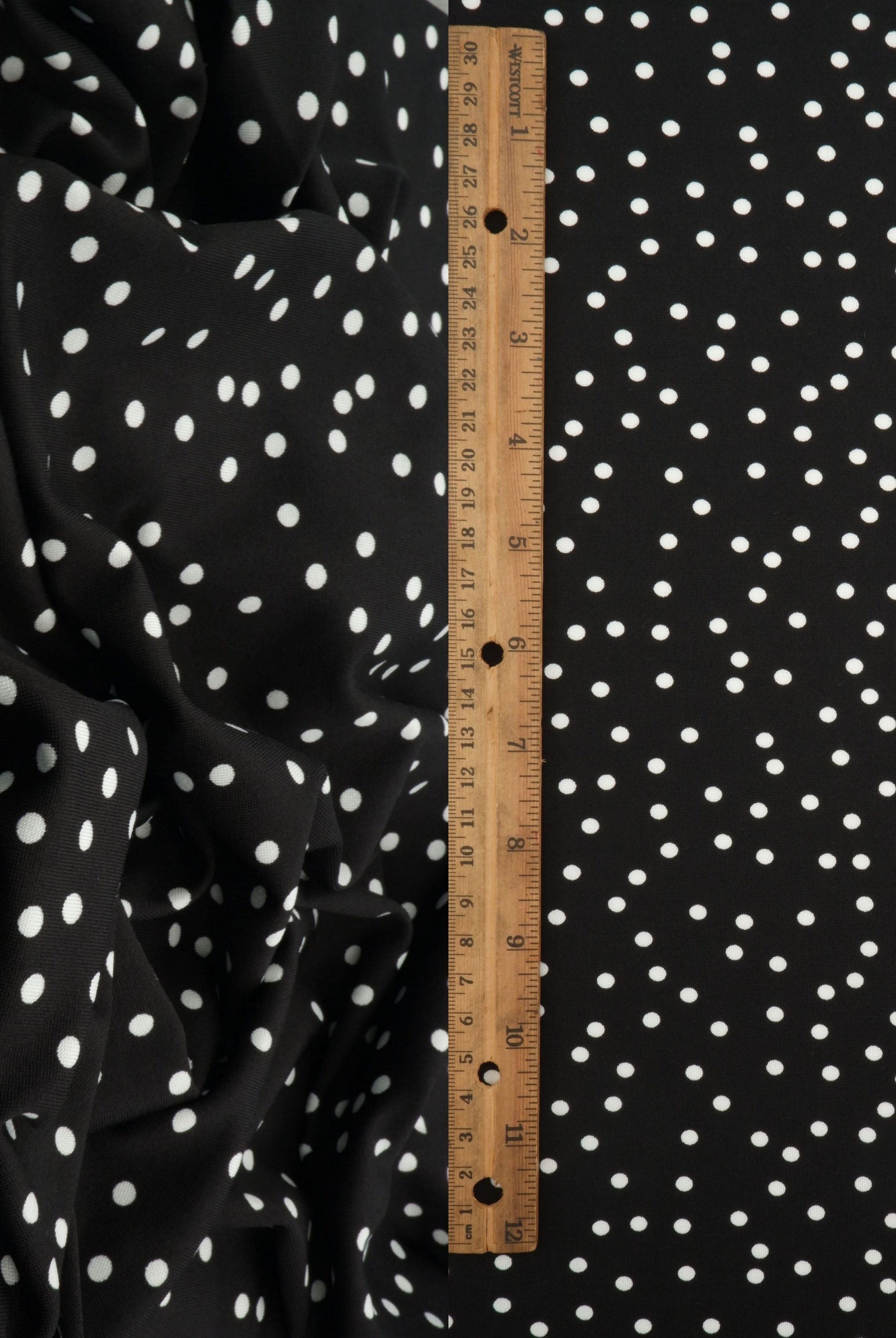 DTY Micro Polka Dot Print Knit Fabric KNT4498-DU1952
