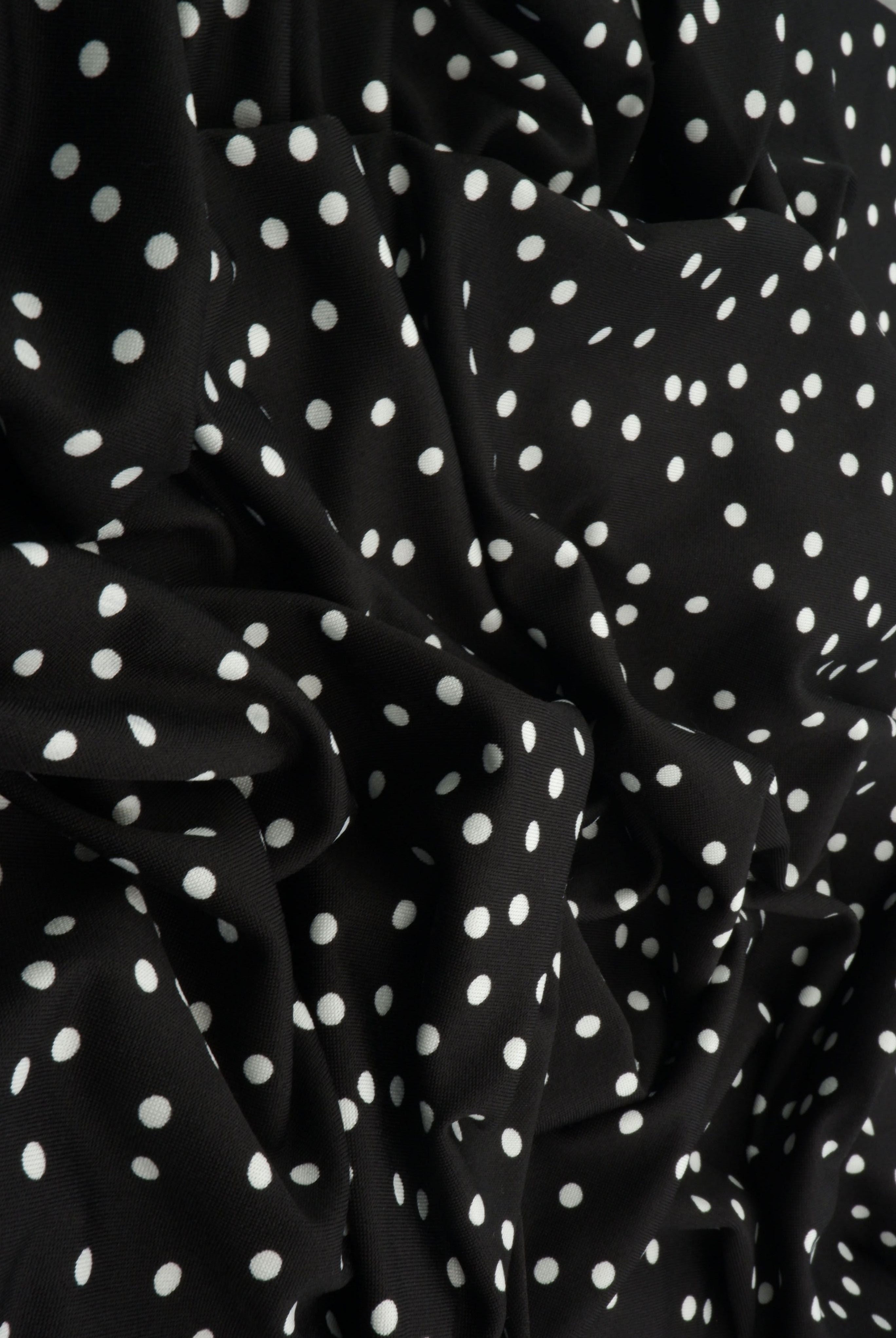 DTY Micro Polka Dot Print Knit Fabric KNT4498-DU1952