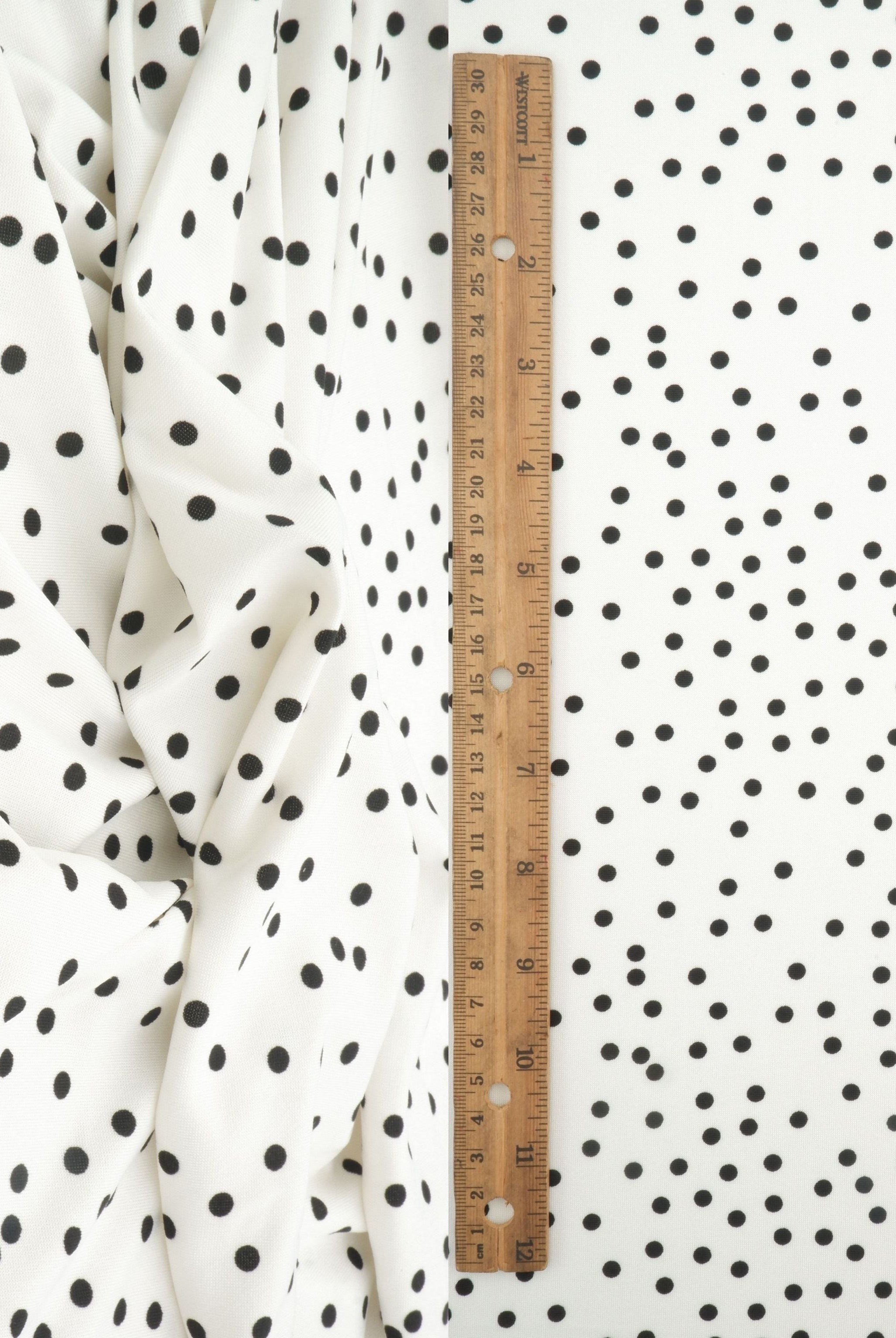 DTY Micro Polka Dot Print Knit Fabric KNT4498-DU1952