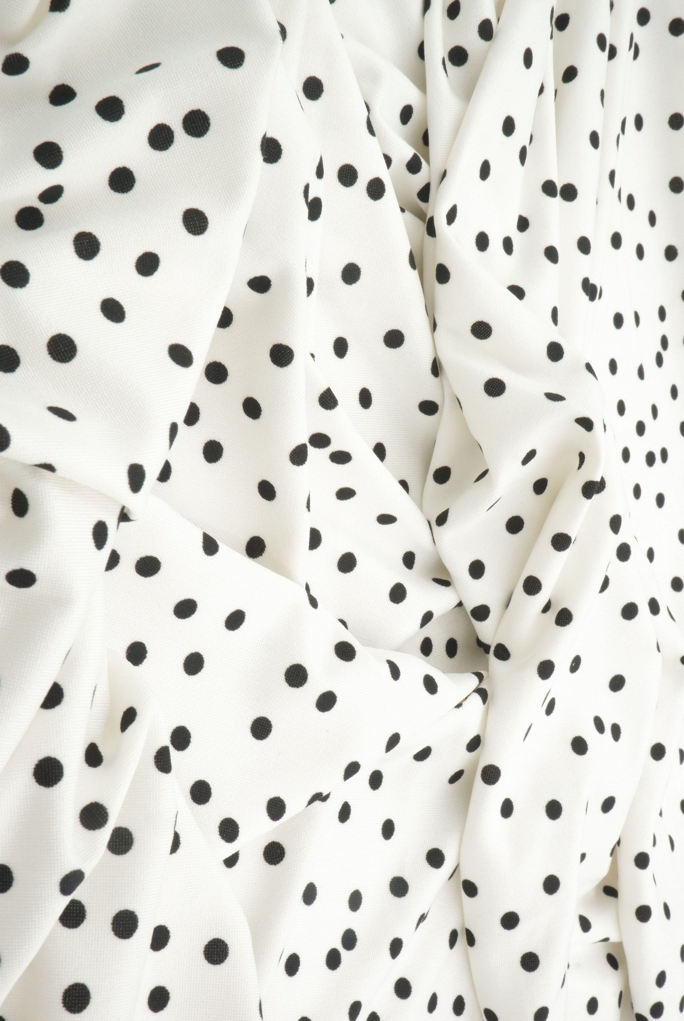 DTY Micro Polka Dot Print Knit Fabric KNT4498-DU1952