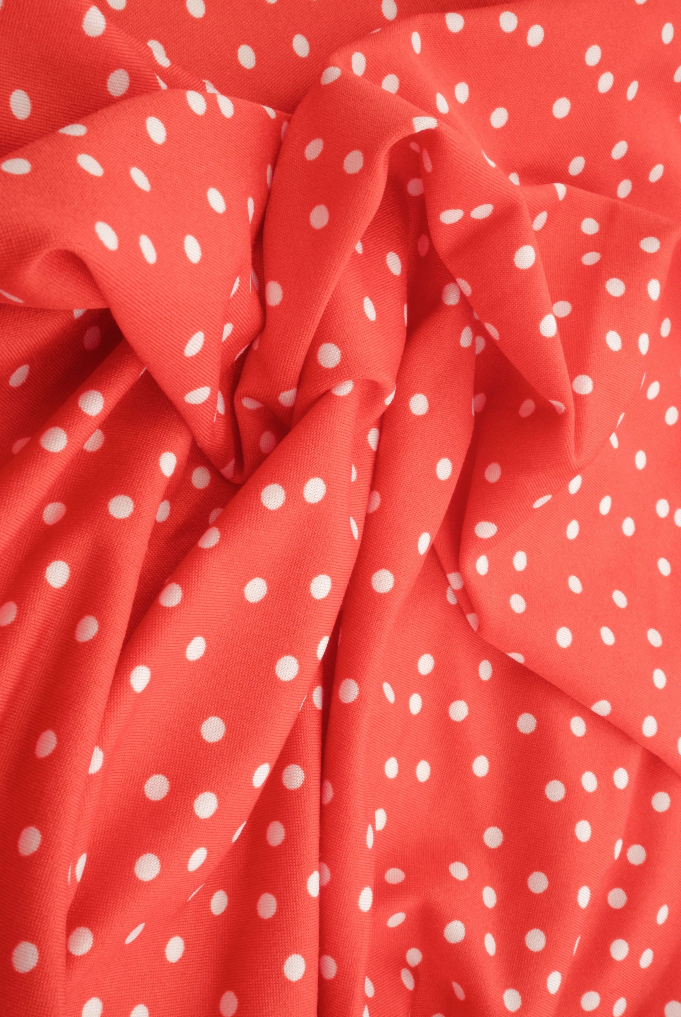 DTY Micro Polka Dot Print Knit Fabric KNT4498-DU1952