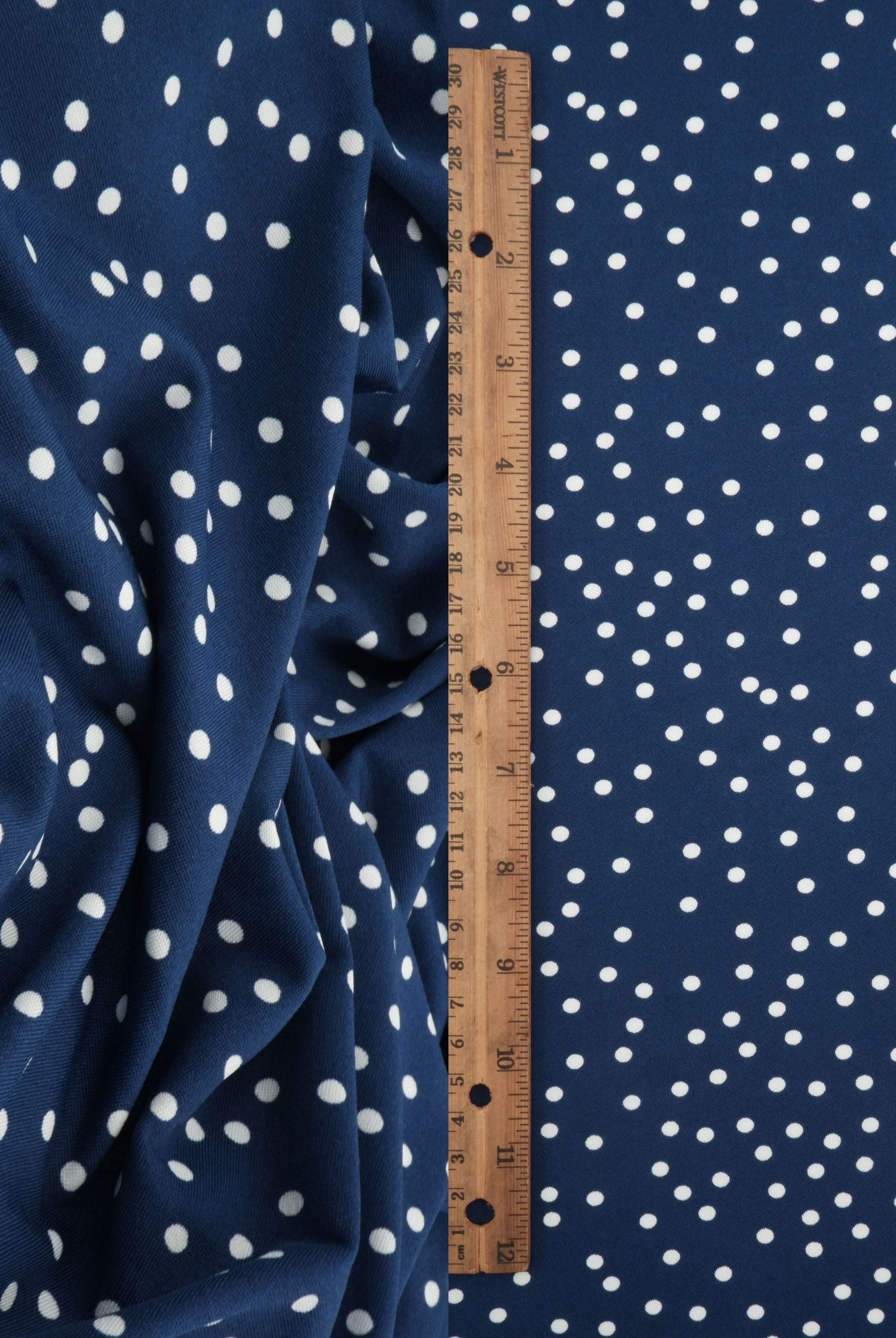 DTY Micro Polka Dot Print Knit Fabric KNT4498-DU1952