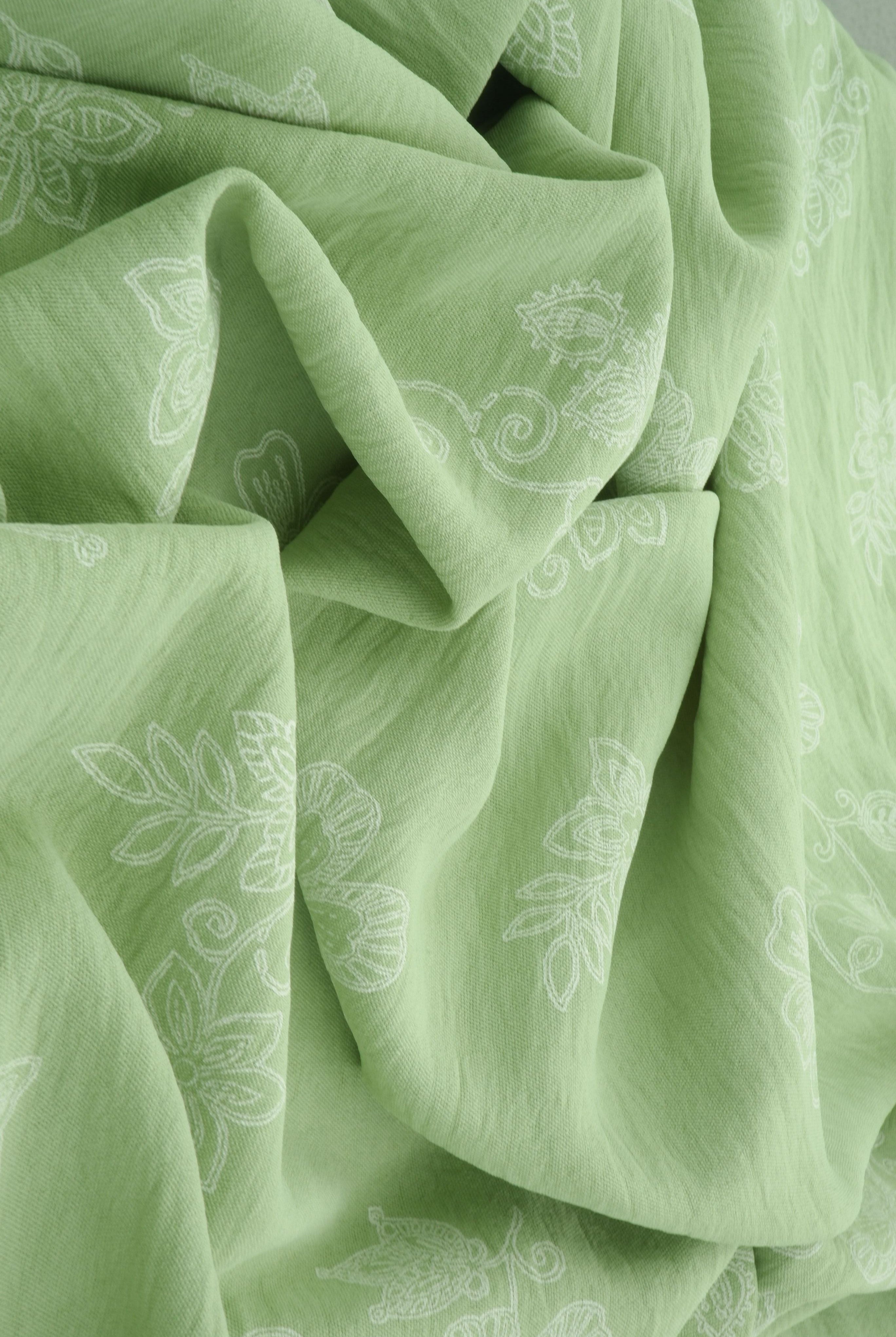 Flower Puff Print Airflow Woven CEYP-MS11597