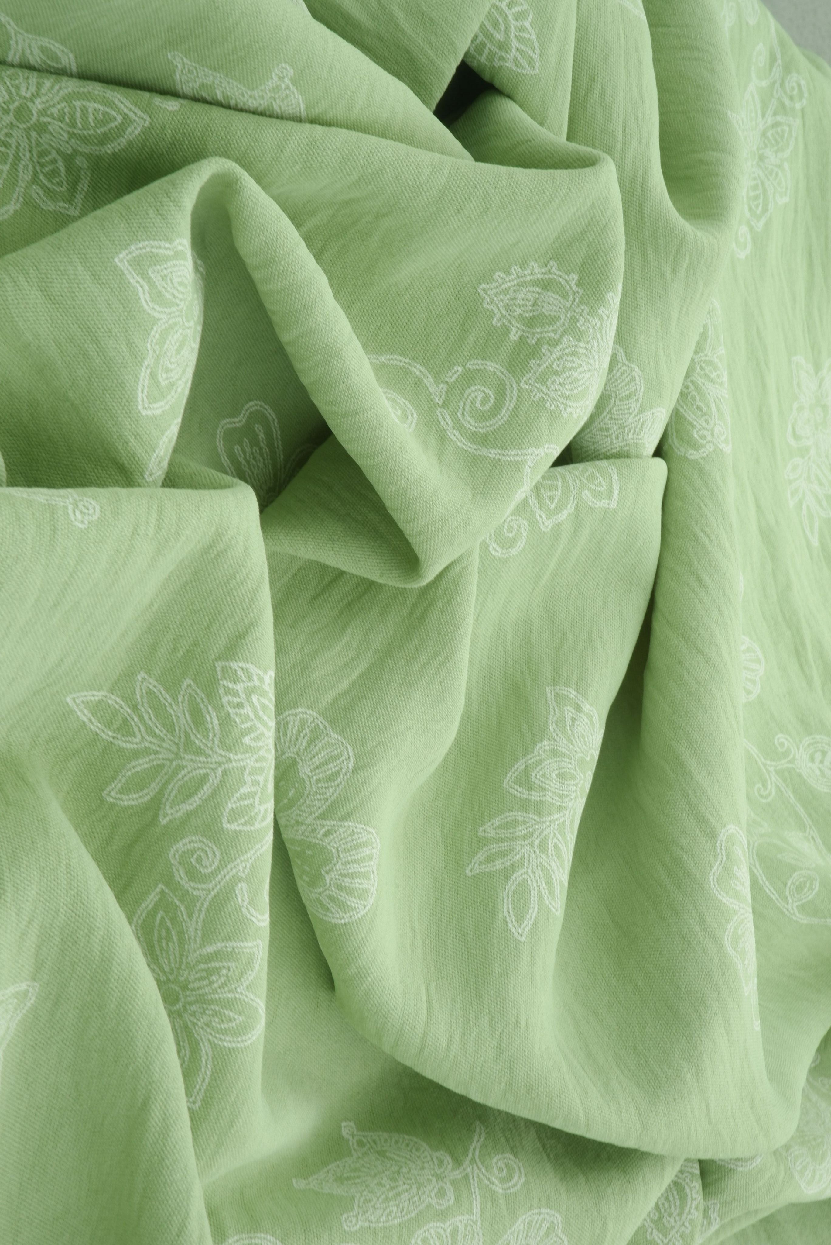 Flower Puff Print Airflow Woven CEYP-MS11597