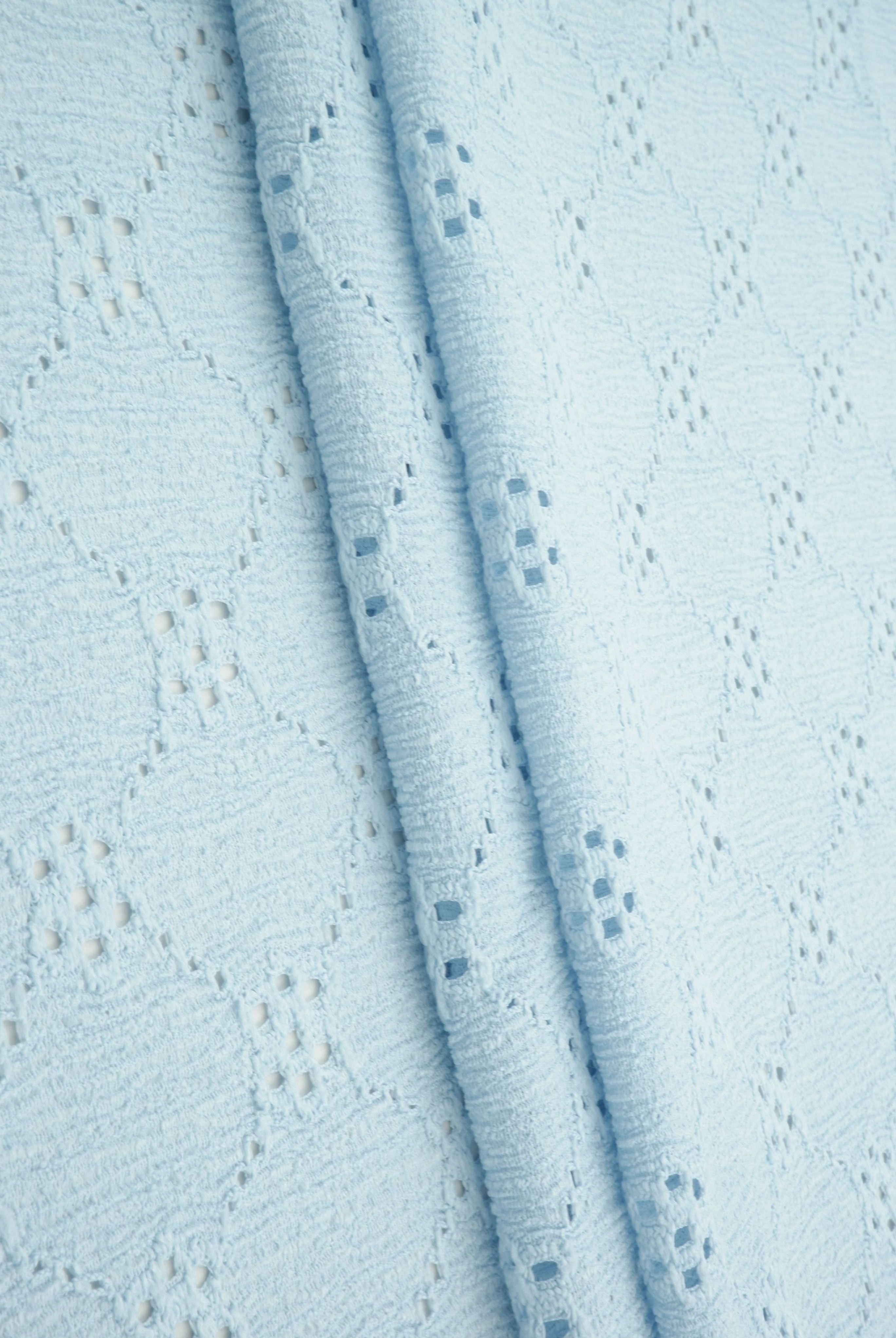 Geo Floral Eyelet Lace Fabric - LACE4556