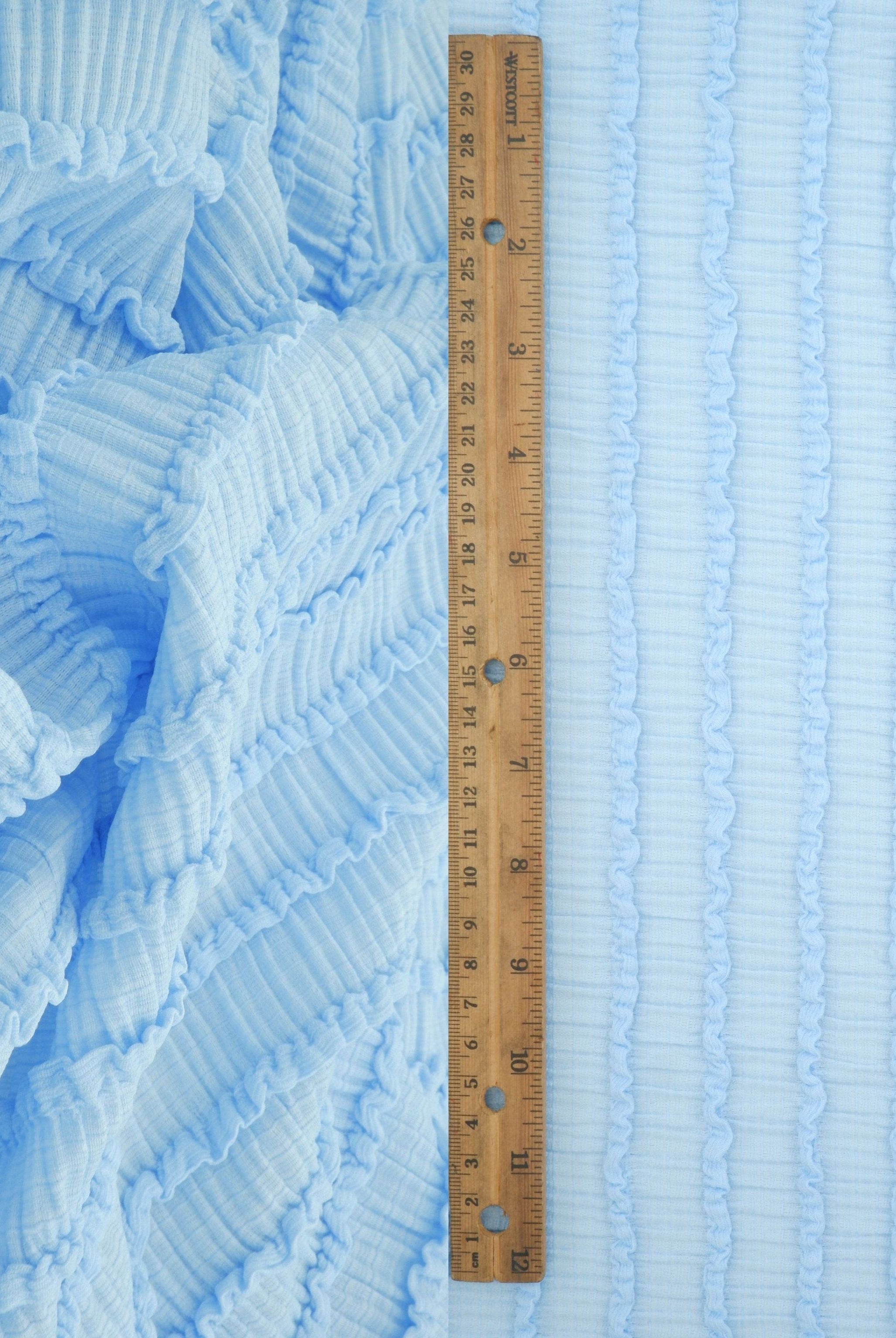 Cloud Crinkle Jacquard Knit Fabric KNT4668