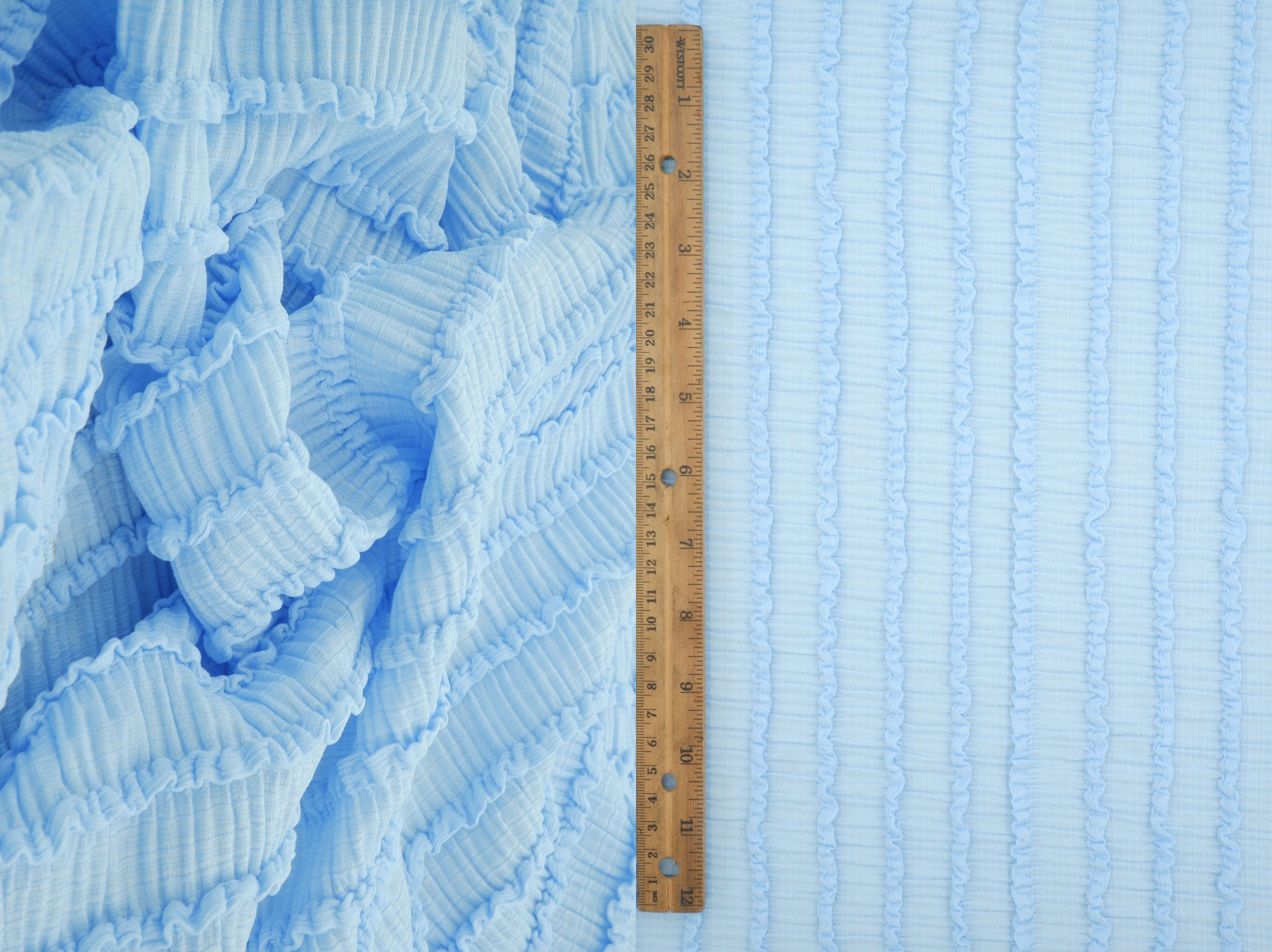 Cloud Crinkle Jacquard Knit Fabric KNT4668
