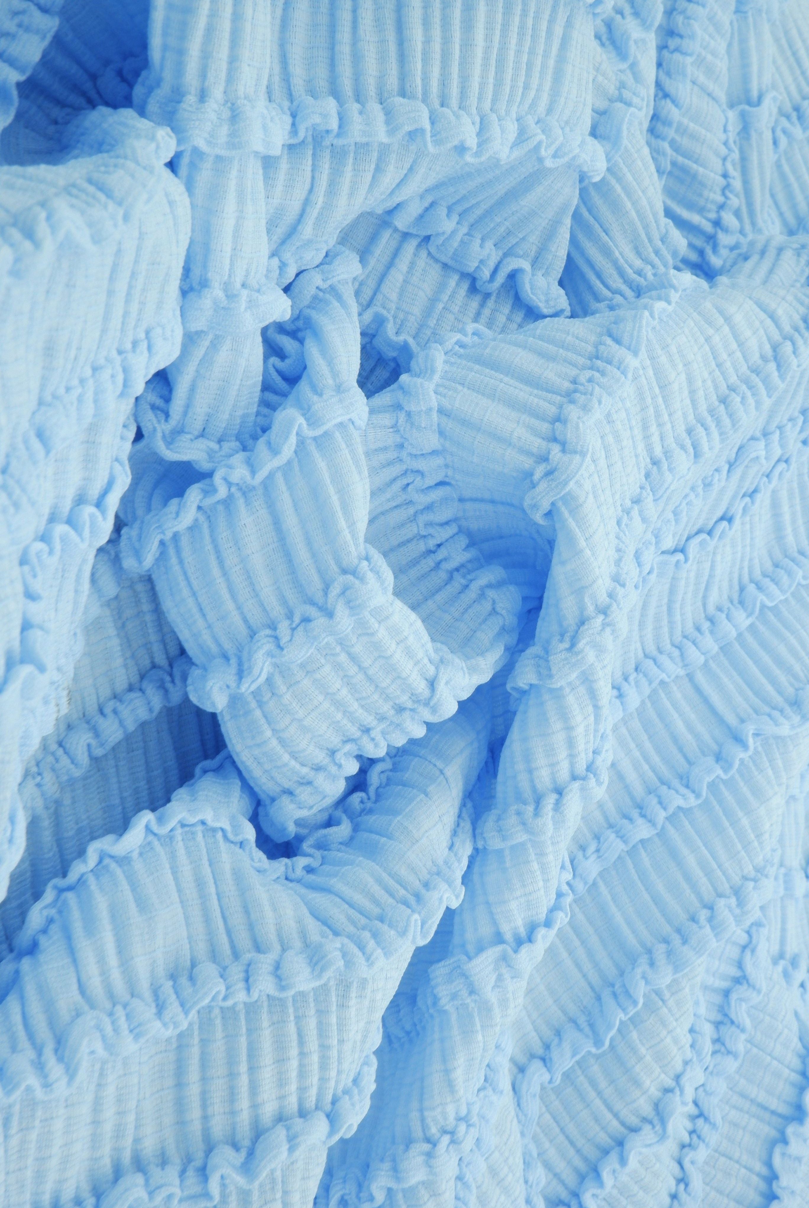 Cloud Crinkle Jacquard Knit Fabric KNT4668