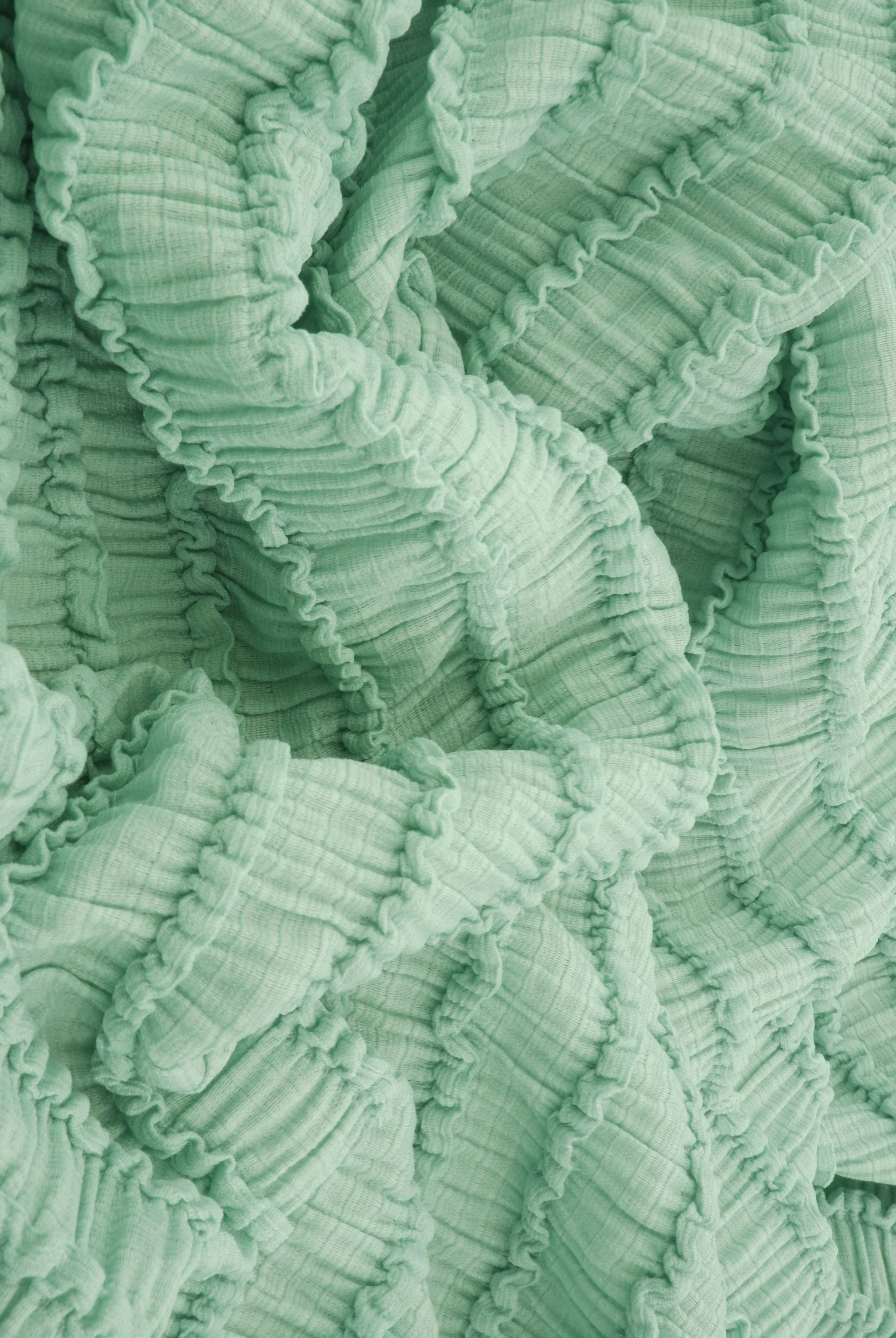 Cloud Crinkle Jacquard Knit Fabric KNT4668