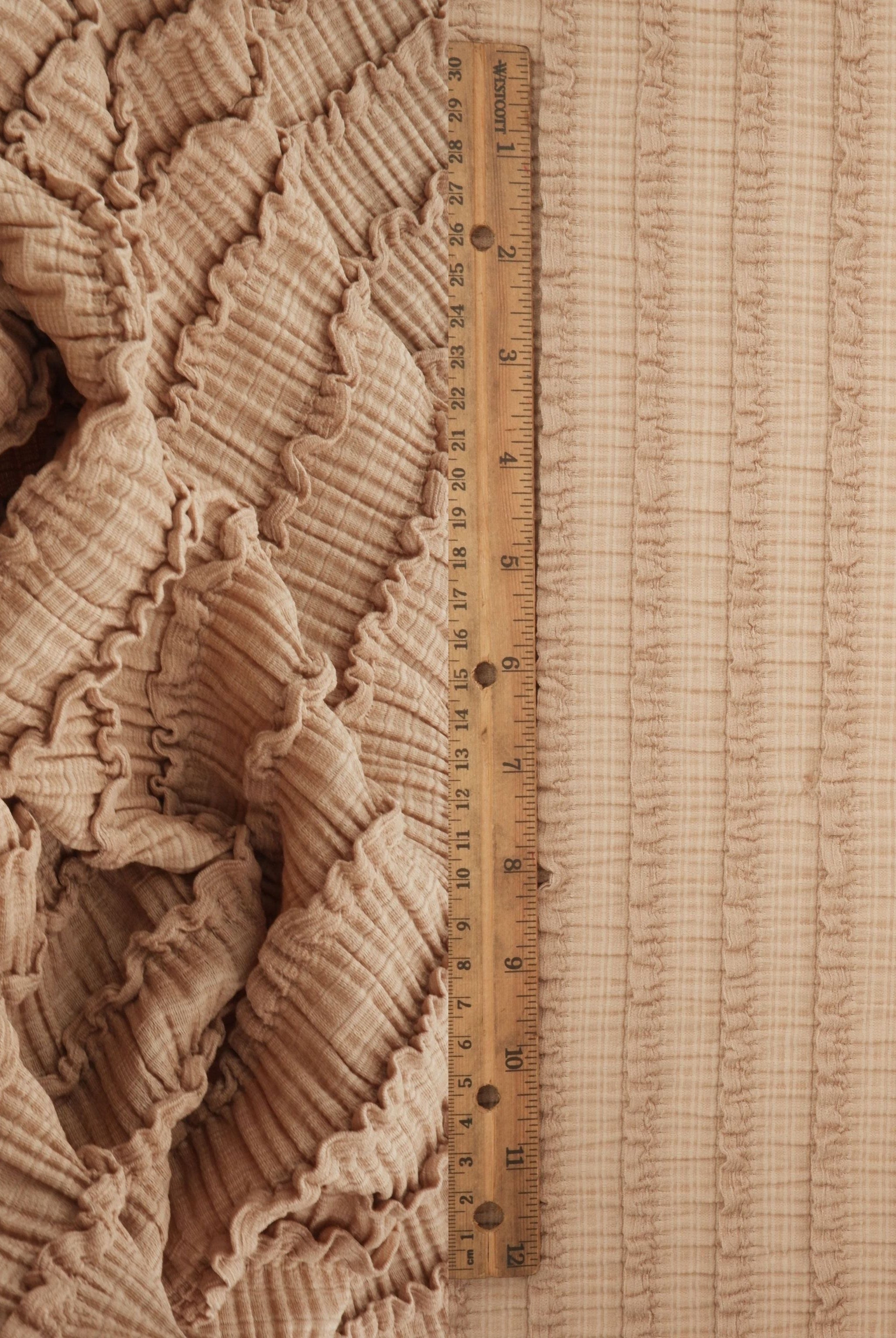 Cloud Crinkle Jacquard Knit Fabric KNT4668