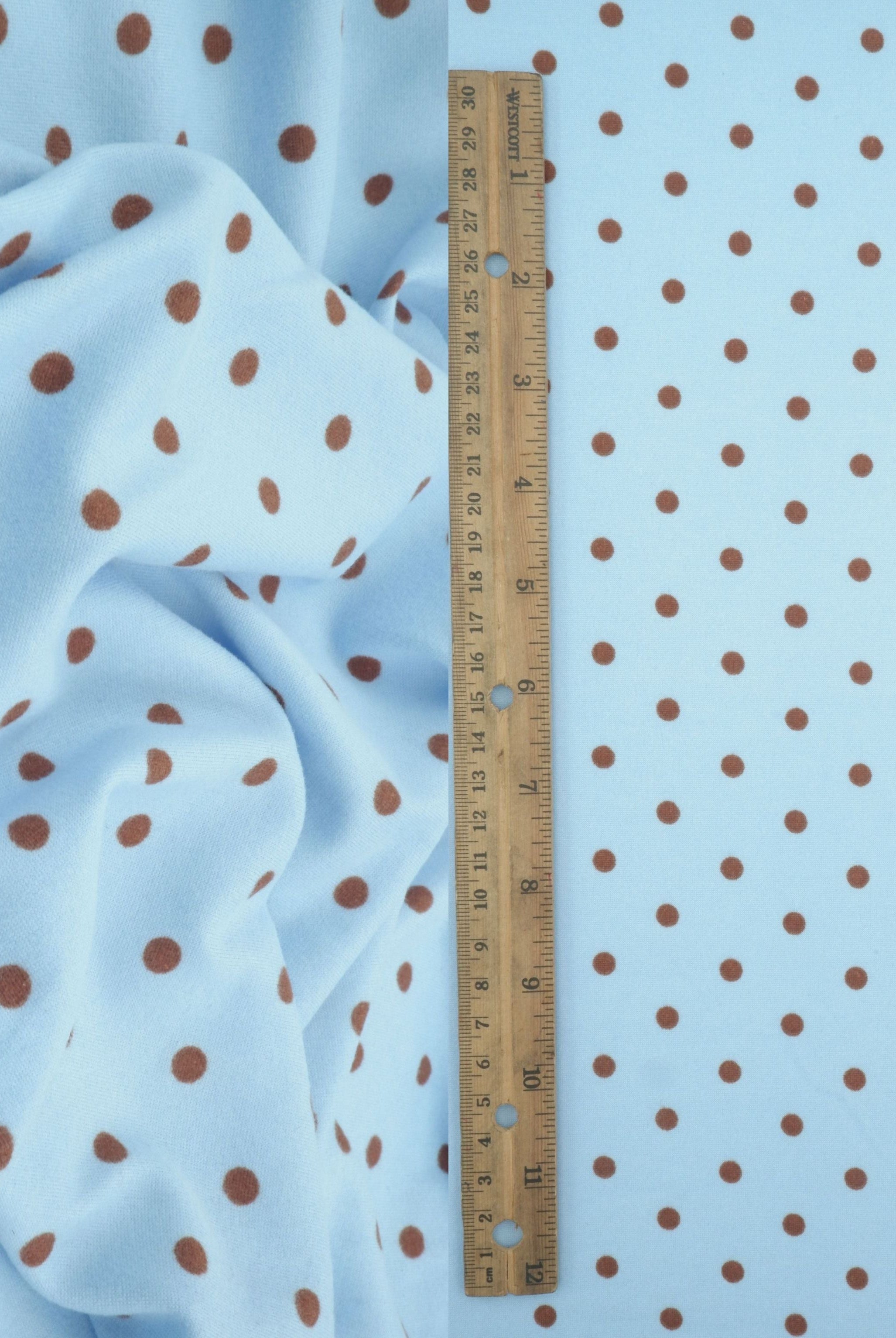 DTY Brushed Polka Dot Digital Print Knit KNT4520-MS11654