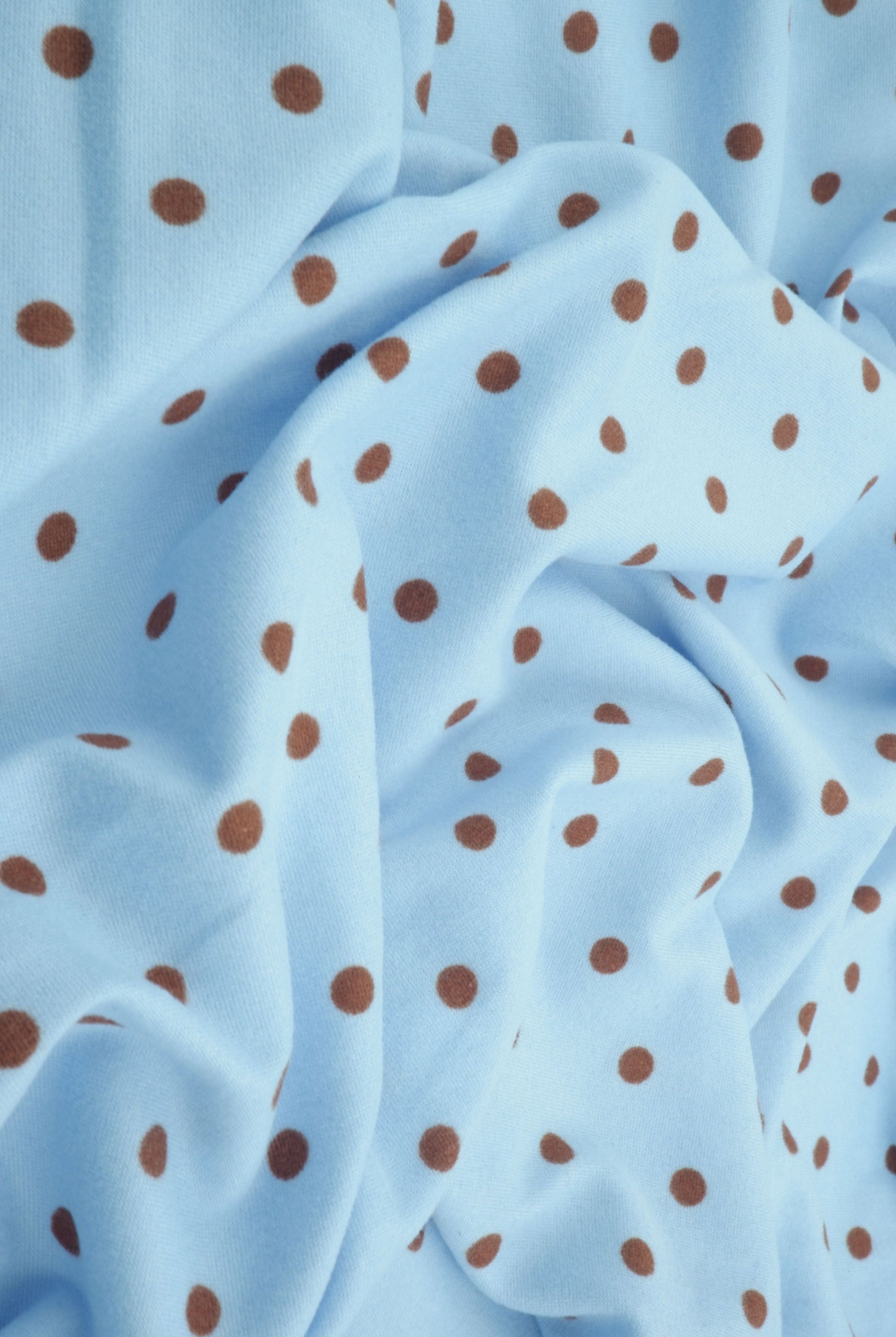 DTY Brushed Polka Dot Digital Print Knit KNT4520-MS11654