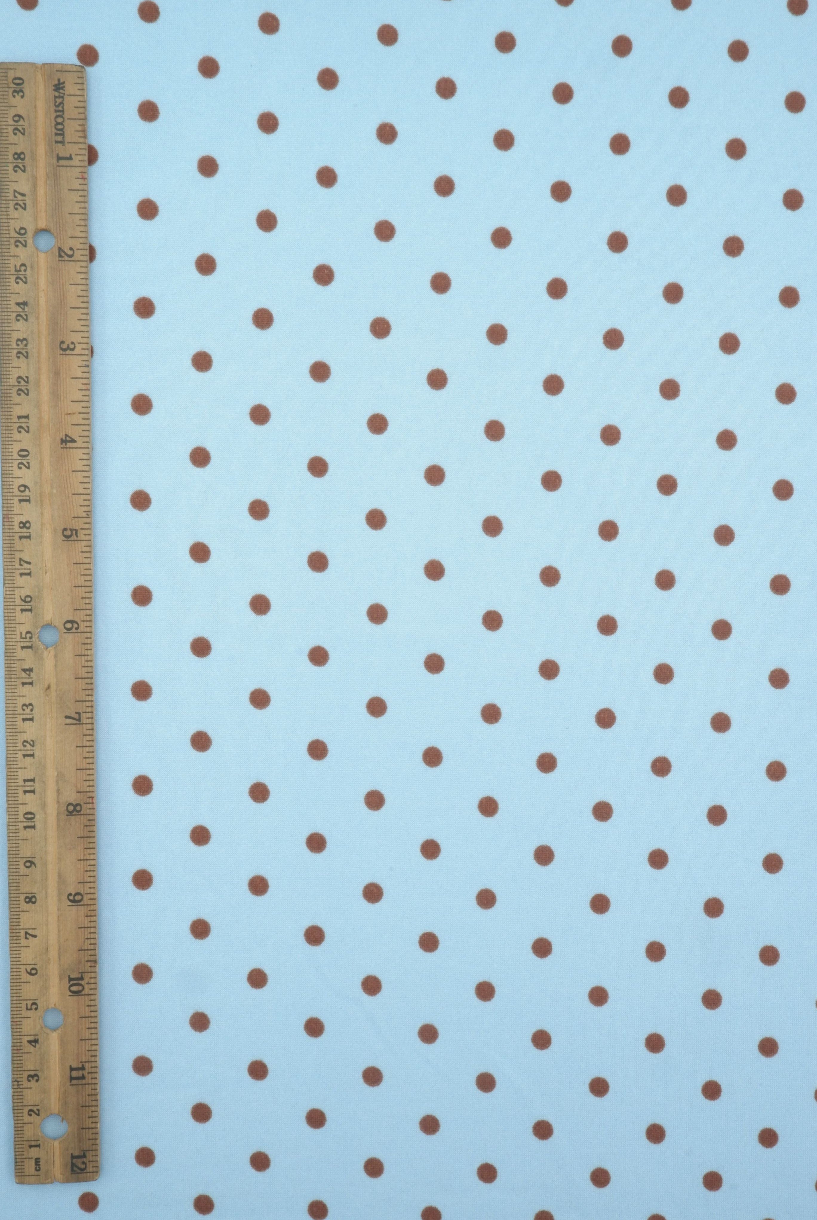 DTY Brushed Polka Dot Digital Print Knit KNT4520-MS11654