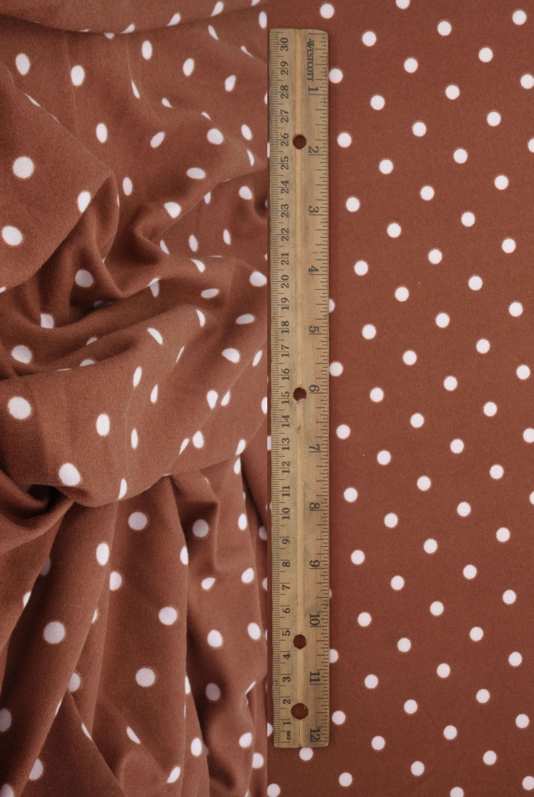 DTY Brushed Polka Dot Digital Print Knit KNT4520-MS11654