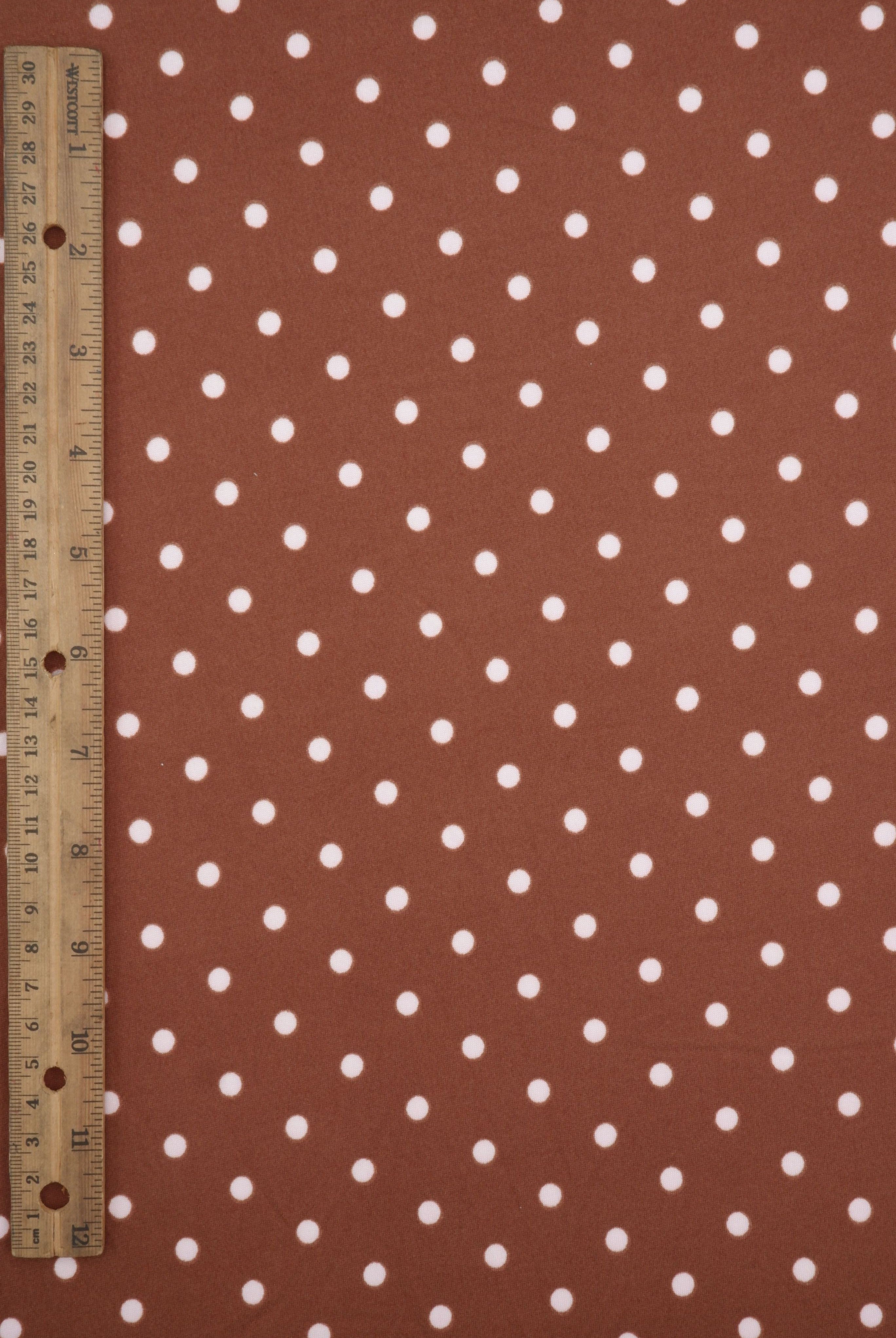 KNT4520-MS11654 CHOCO/PINK BOTTOMS DRESS DTY BRUSHED KNIT POLYESTER SPANDEX T-SHIRT TOPS