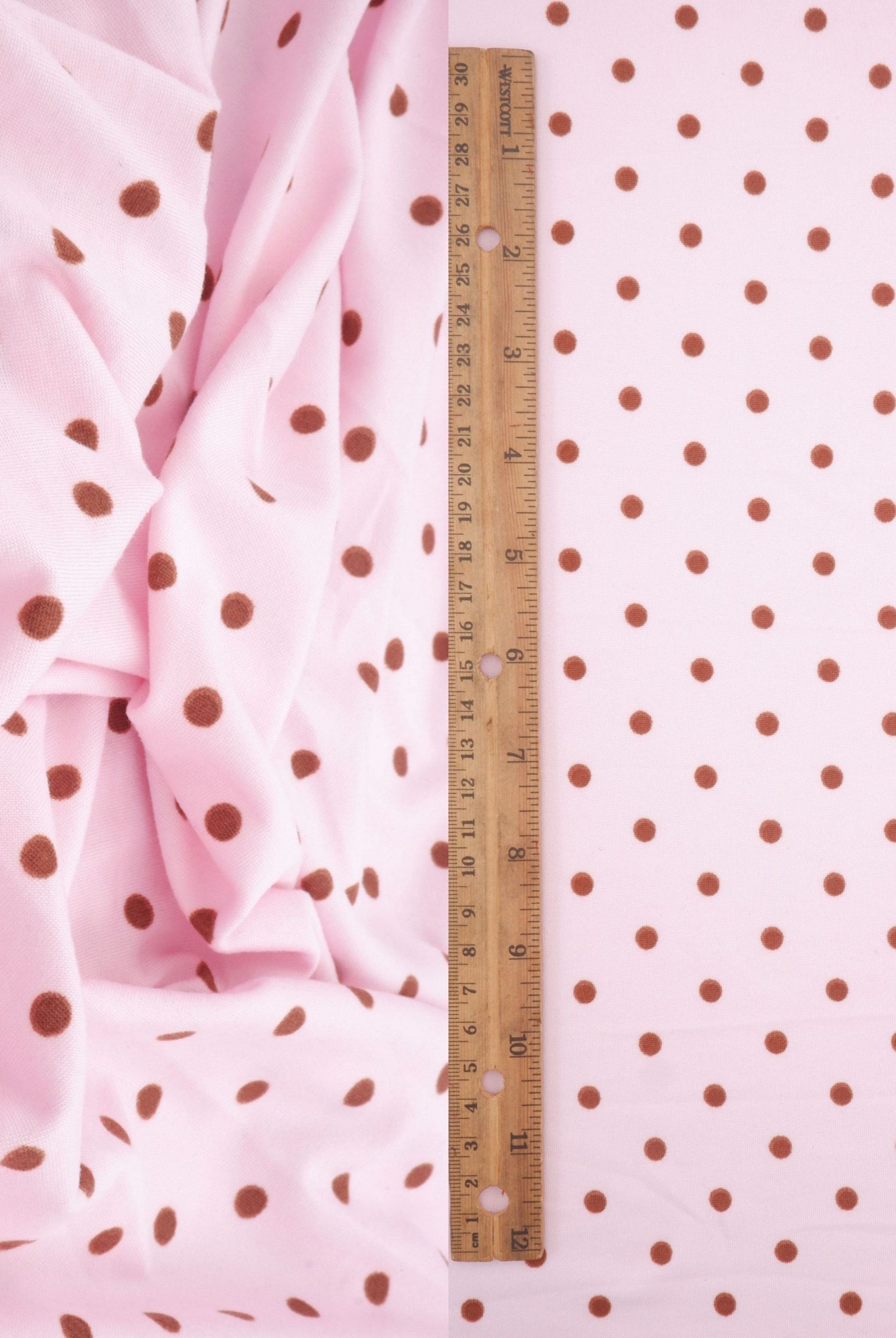 DTY Brushed Polka Dot Digital Print Knit KNT4520-MS11654