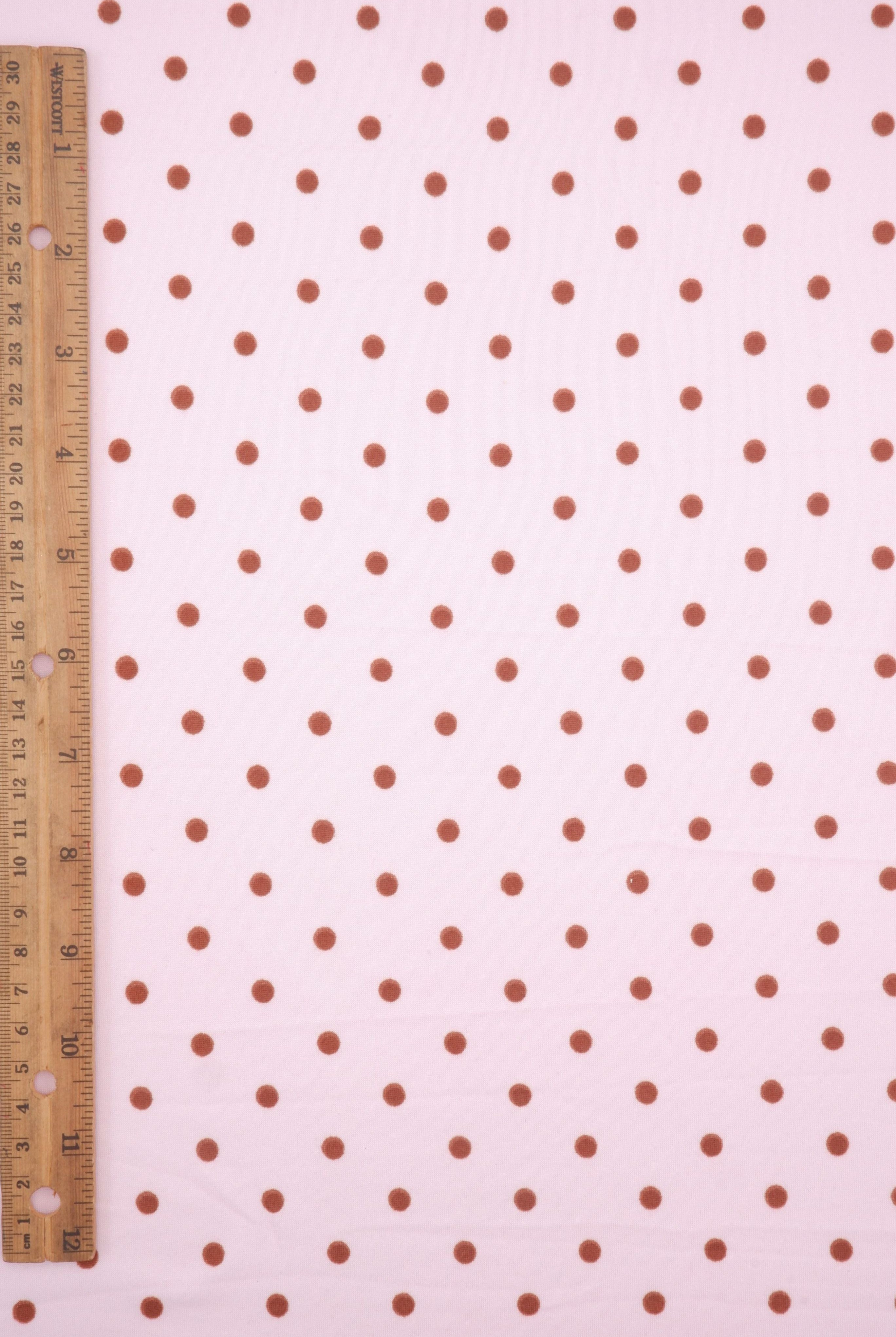 DTY Brushed Polka Dot Digital Print Knit KNT4520-MS11654