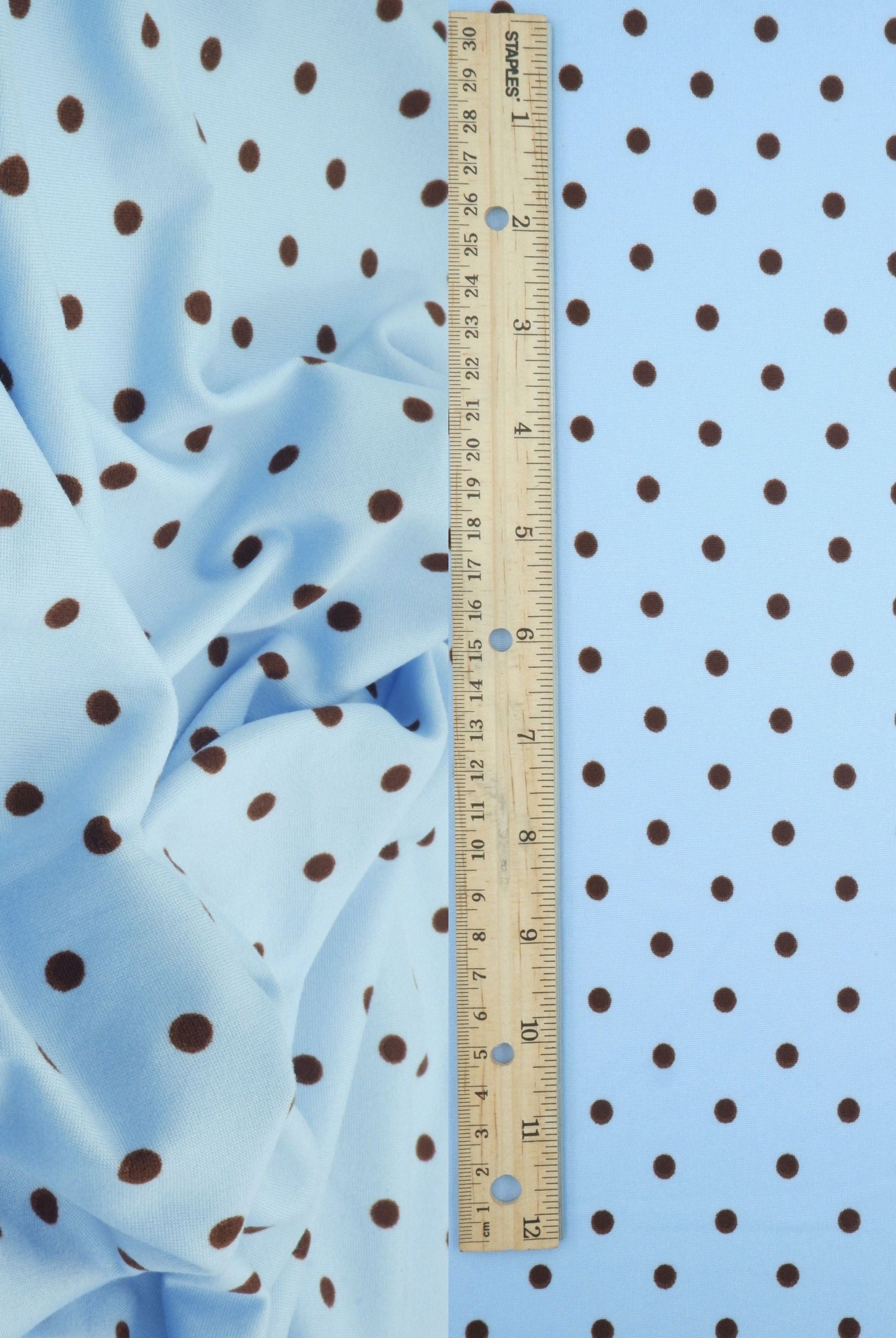 DTY Brushed Polka Dot Digital Print Knit KNT4520-MS11654