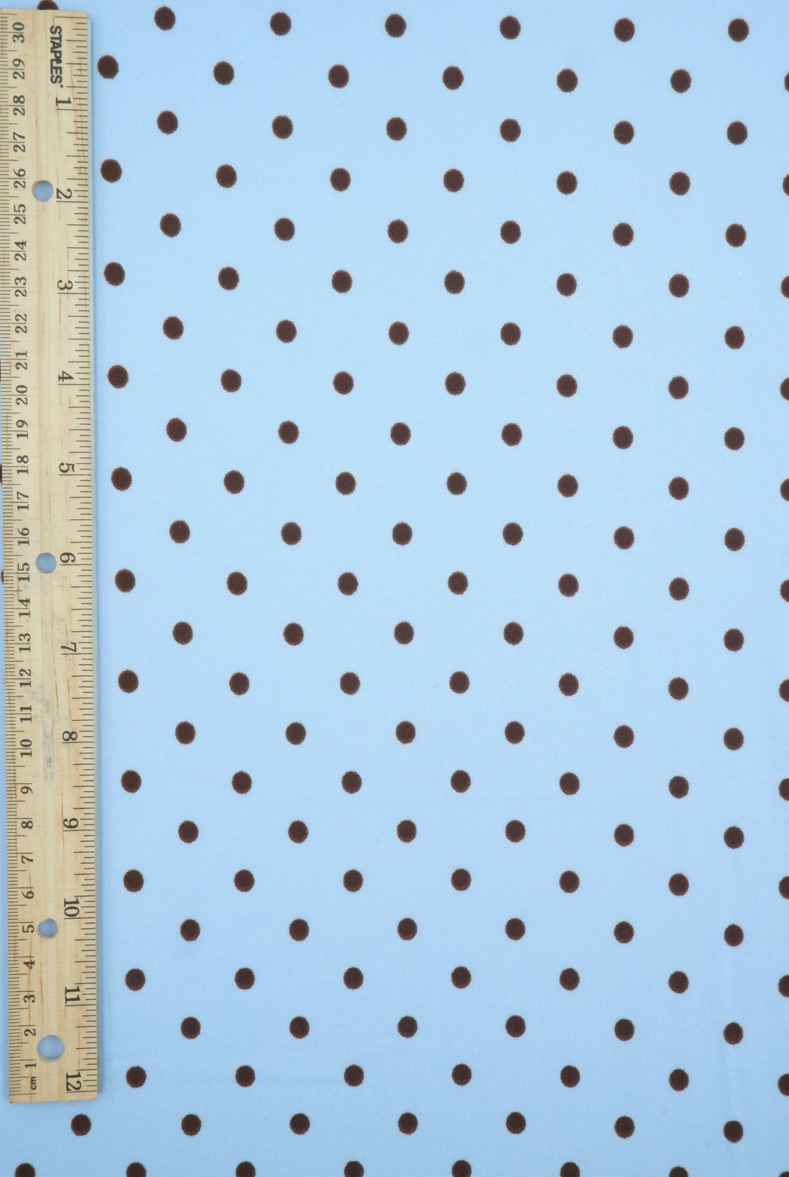 DTY Brushed Polka Dot Digital Print Knit KNT4520-MS11654