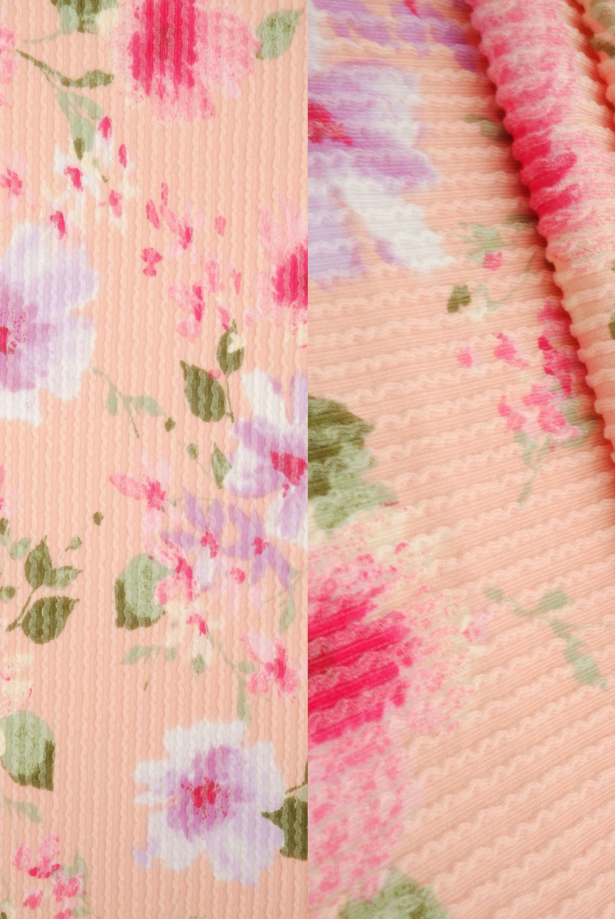 Floral Print Double Knit KNT4463-MS11657